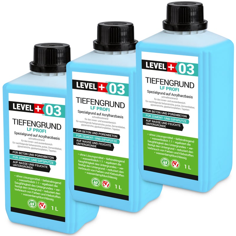 Grunt głębokopenetrujący Level+ TIEFENGRUND PROFI L+03 3L