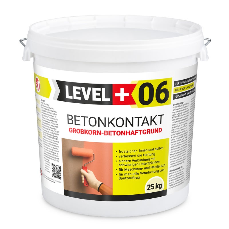 Grunt szczepny pod tynki LEVEL+ BETONKONTAKT L+06 25 kg