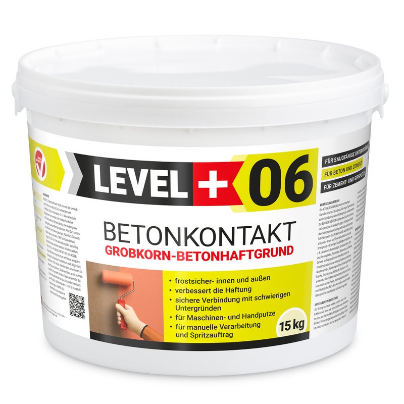 Grunt szczepny pod tynki LEVEL+ BETONKONTAKT L+06 15 kg