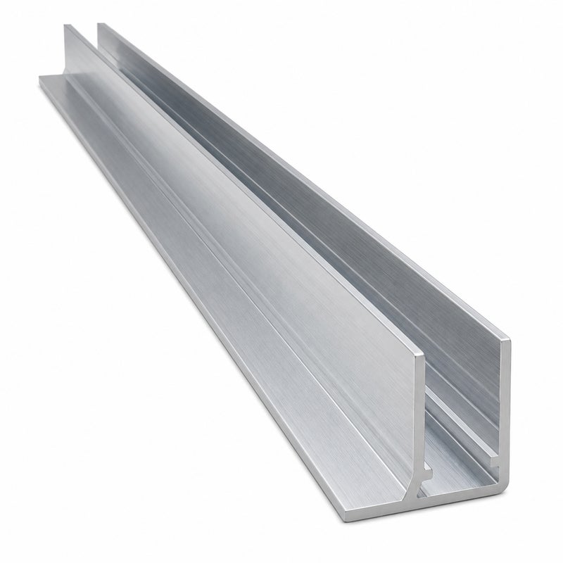 F-Profil aluminiowy zamykający 3500mm do poliwęglanu 10mm