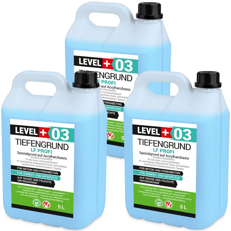 Grunt głębokopenetrujący Level+ TIEFENGRUND PROFI L+03 15 L