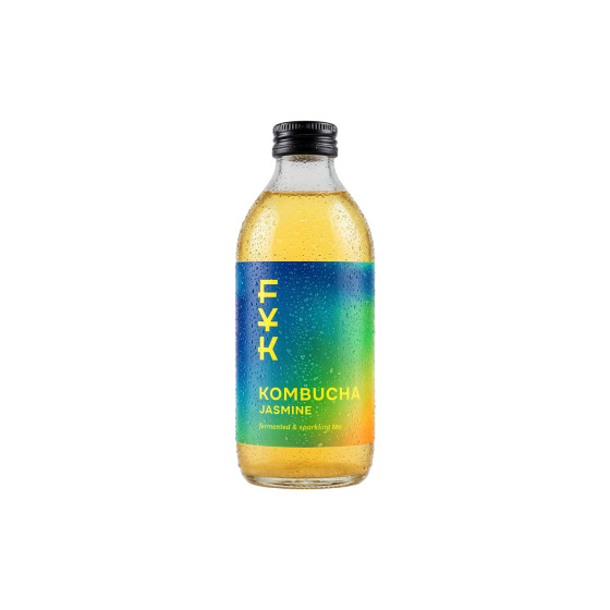 Kombucha Jasmine Bio fermentowana herbata Probiotyk napój 330ml Fyk
