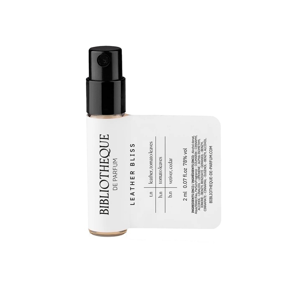 Bibliotheque de Parfum Leather Bliss woda perfumowana spray próbka 2ml