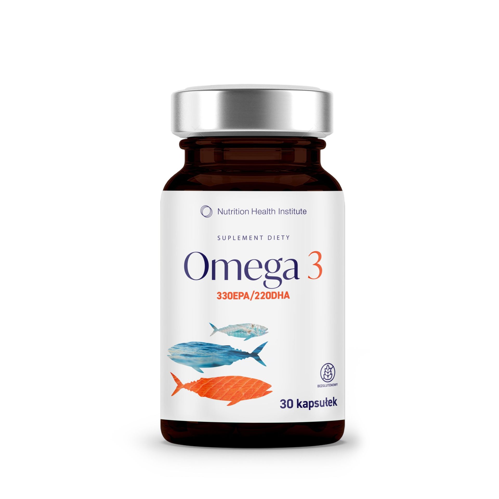Nutrition Health Institute Omega 3 kapsułki, 30 sztuk