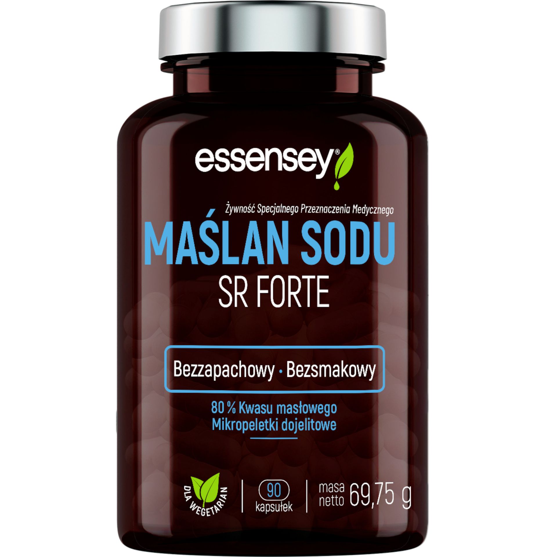 Essensey Maślan Sodu Sr Forte, kapsułki, 90 sztuk