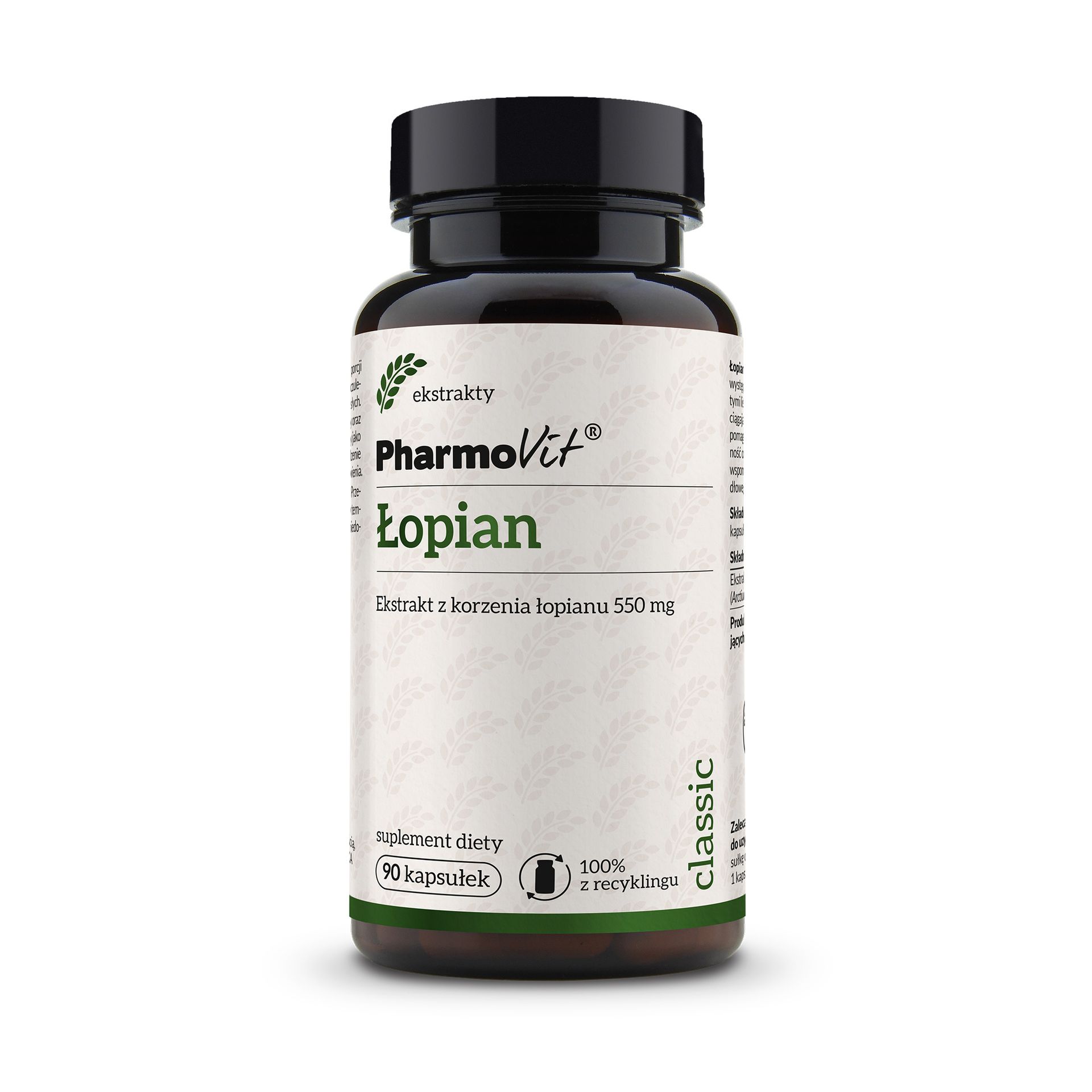 Pharmovit Łopian, kapsułki, 90 sztuk