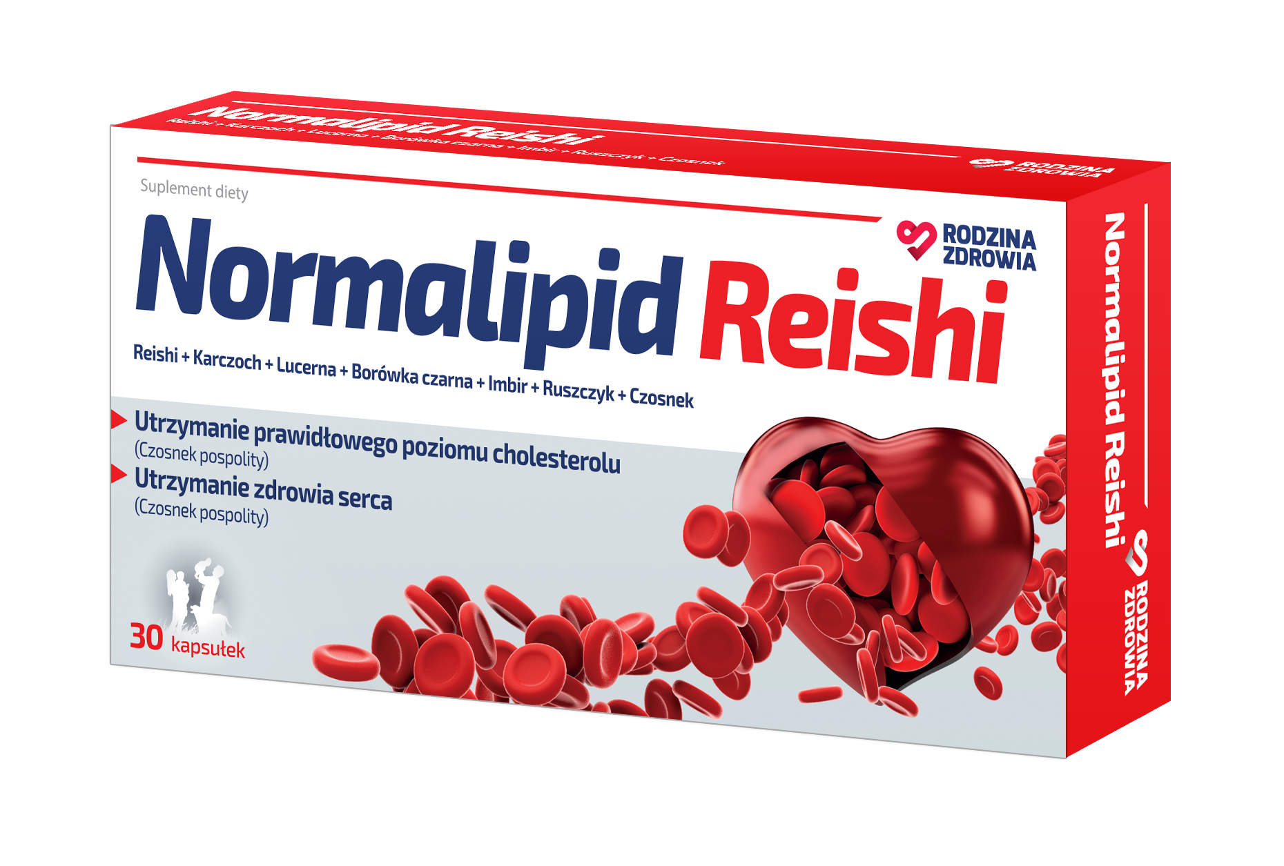 Rodzina Zdrowia, Normalipid Reishi, kapsułki, 30 sztuk