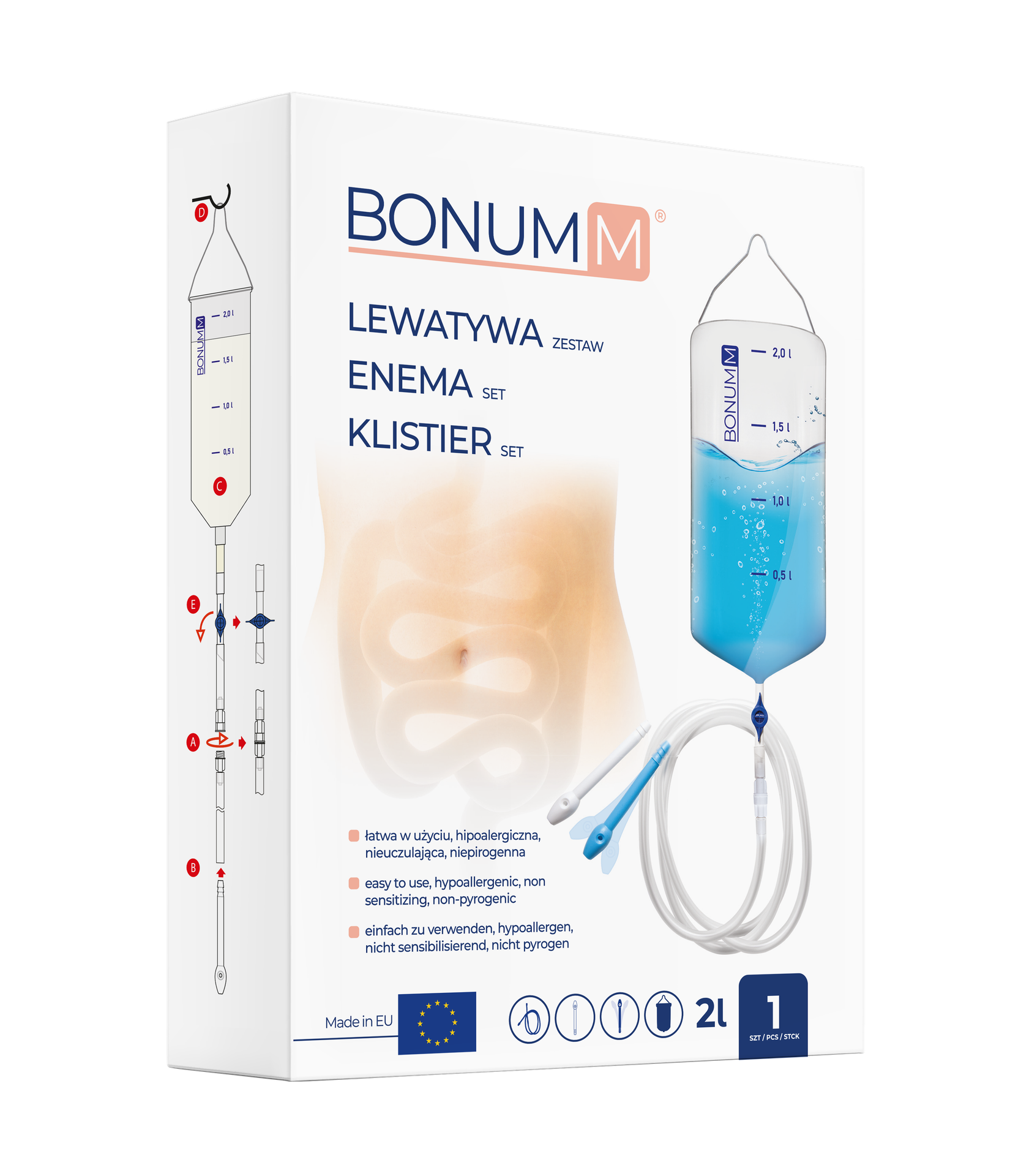Bonumm Lewatywa zestaw, 2 litry