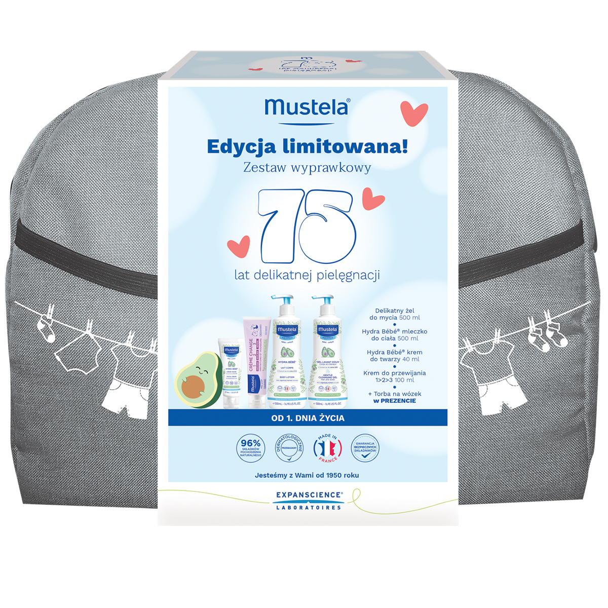 Mustela Zestaw Wyprawkowy Edycja Limitowana, 1 zestaw