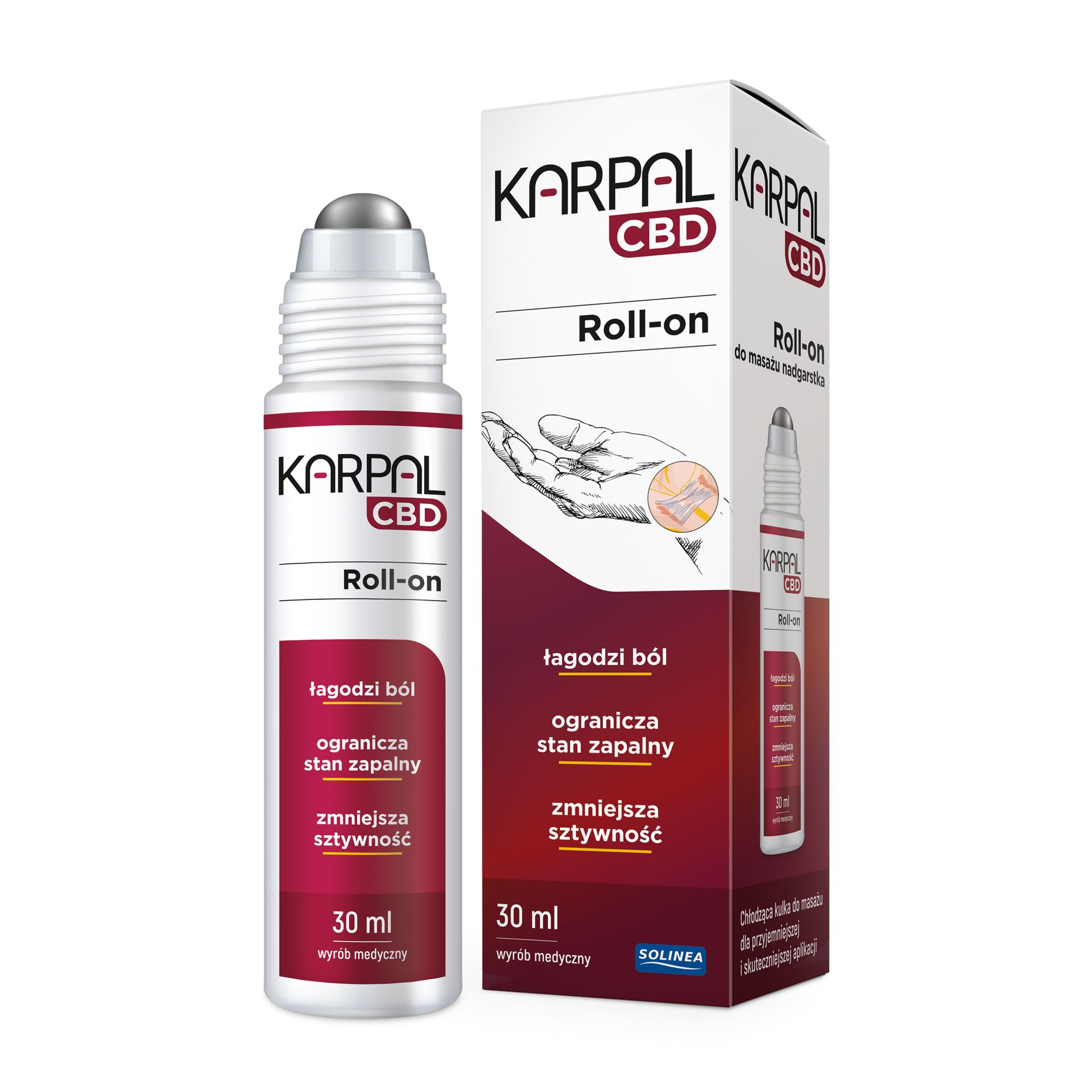 Karpal CBD, roll-on, 30 ml