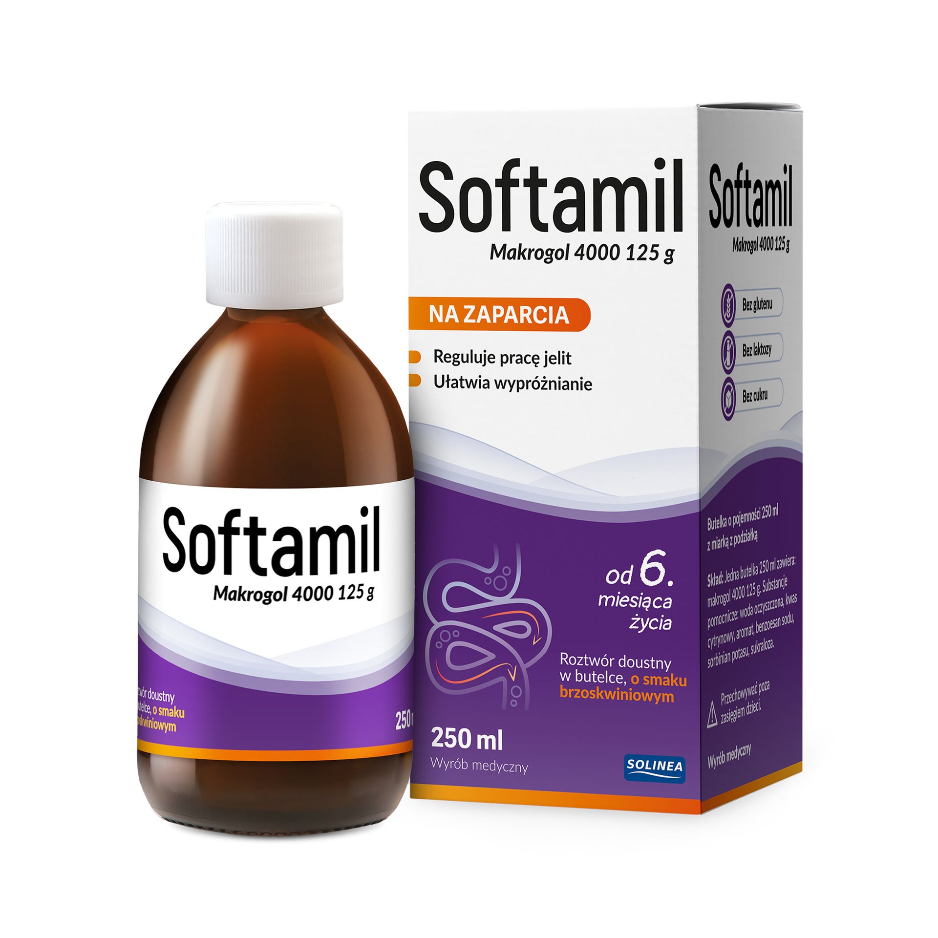 Softamil, roztwór, 250 ml