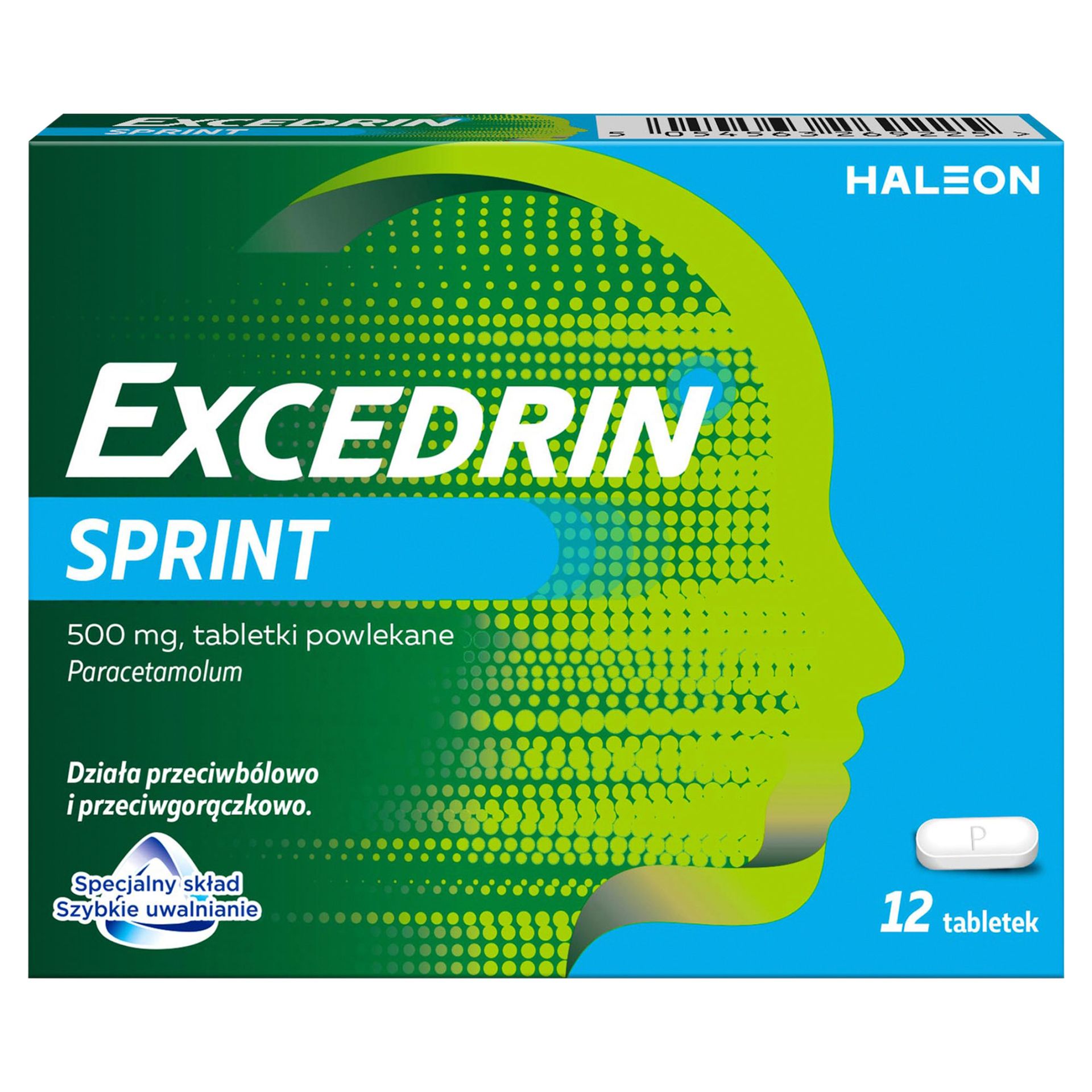 Excedrin Sprint, tabletki, 12 sztuk