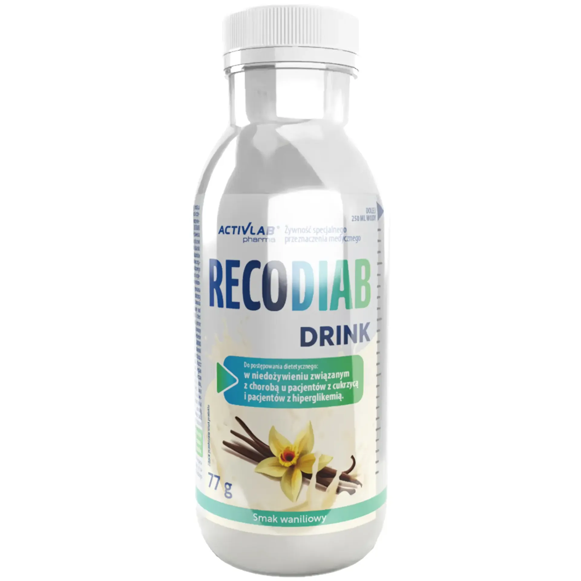 Recodiab, wanilia, butelka, 77 g