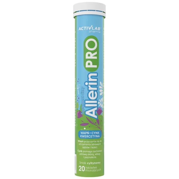 Activlab Pharma Allerin PRO, smak cytrynowy, 20 tabletek musujących