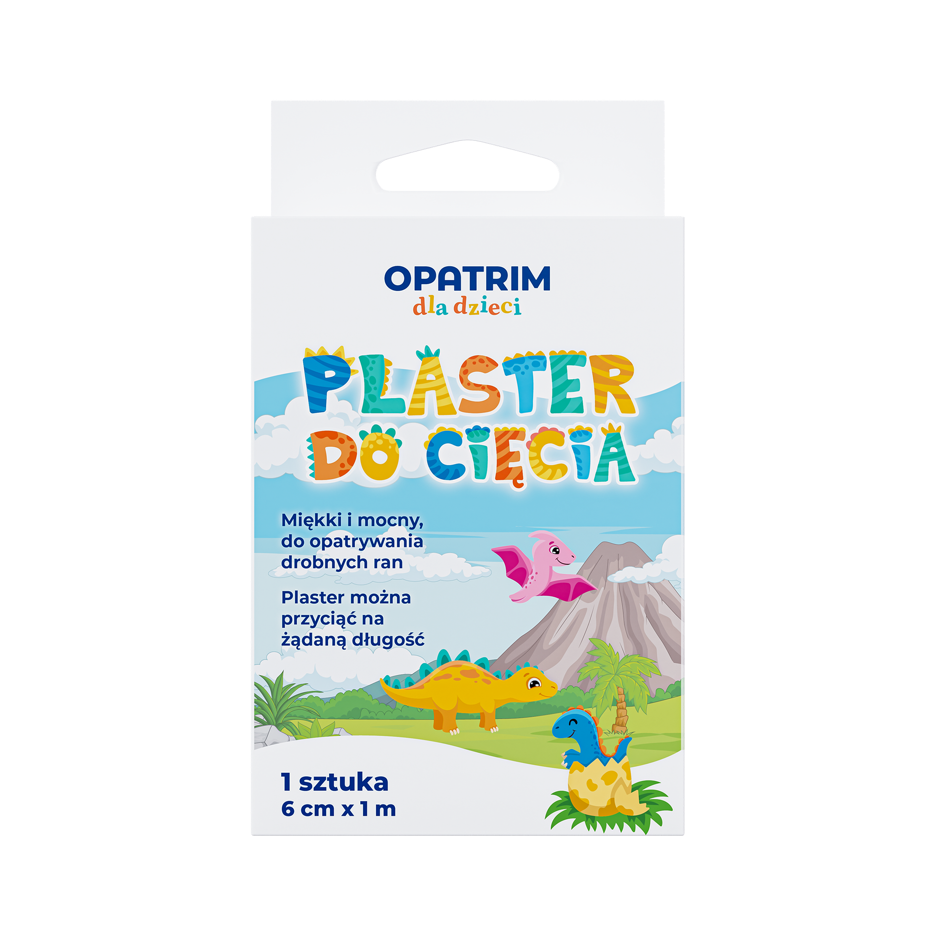 Plaster do cięcia dla dzieci 6 cm x 1 m, 1 sztuka