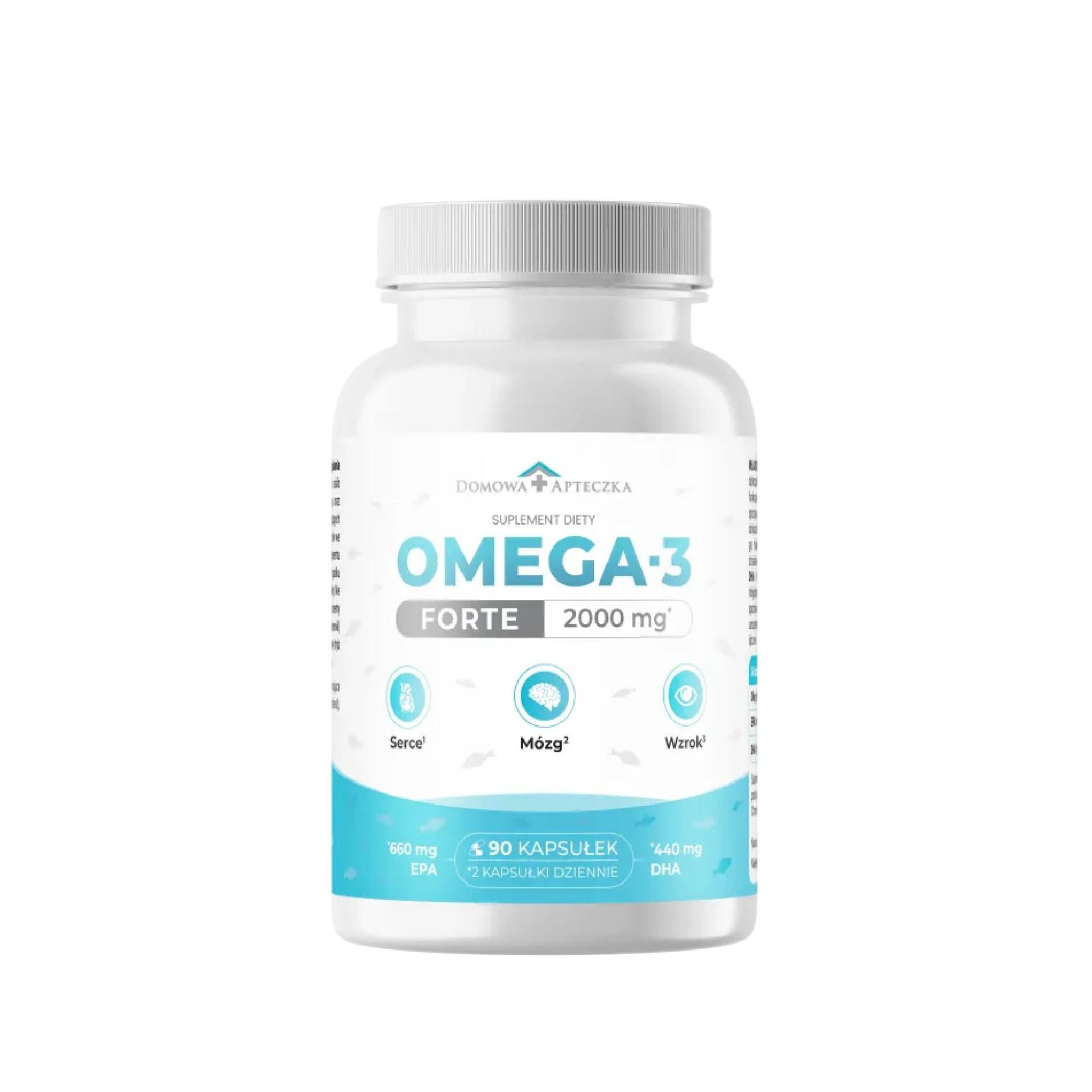 Domowa Apteczka, Omega 3 Forte, kapsułki, 90 sztuk