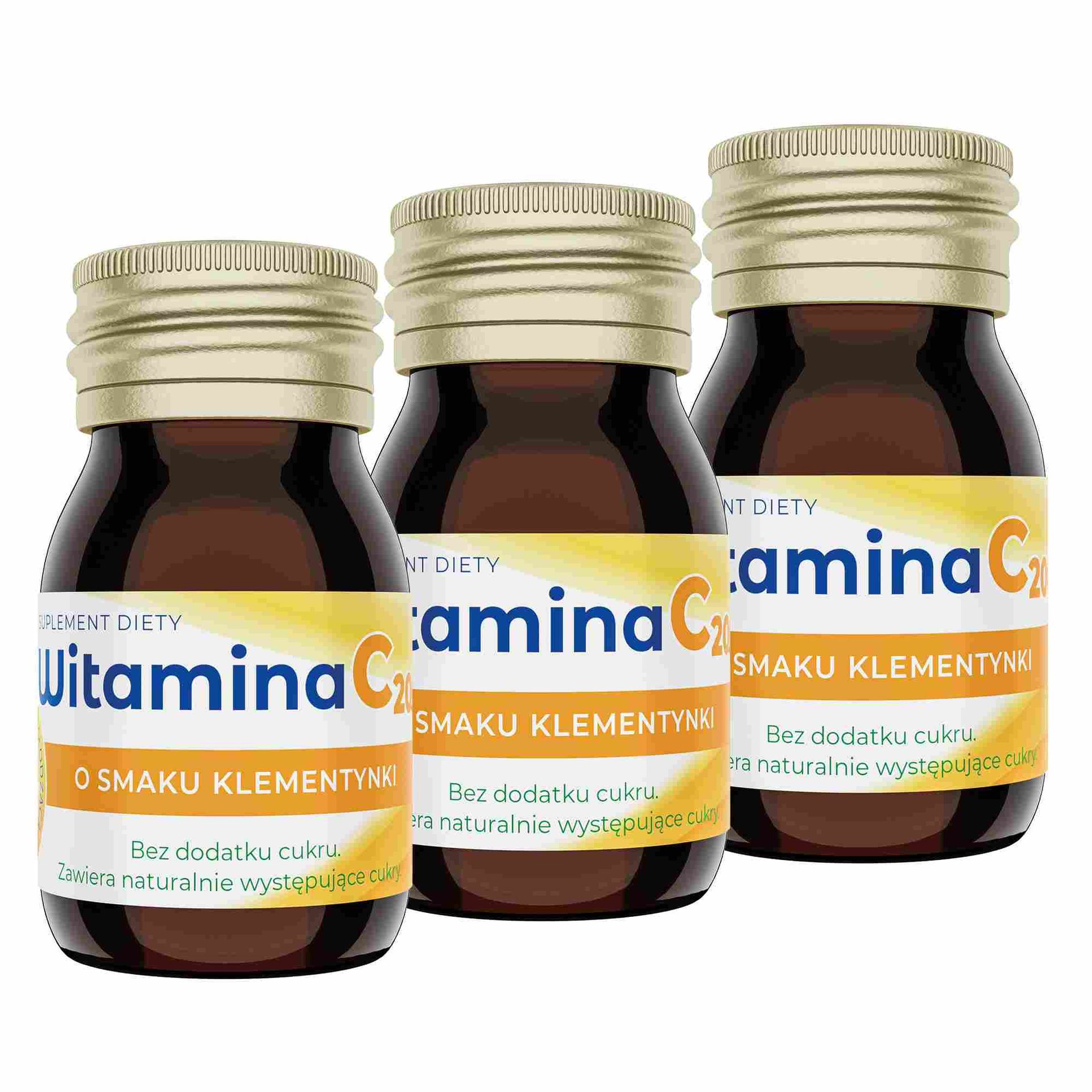 Witamina C 2000 mg shot, 3 x 25 ml