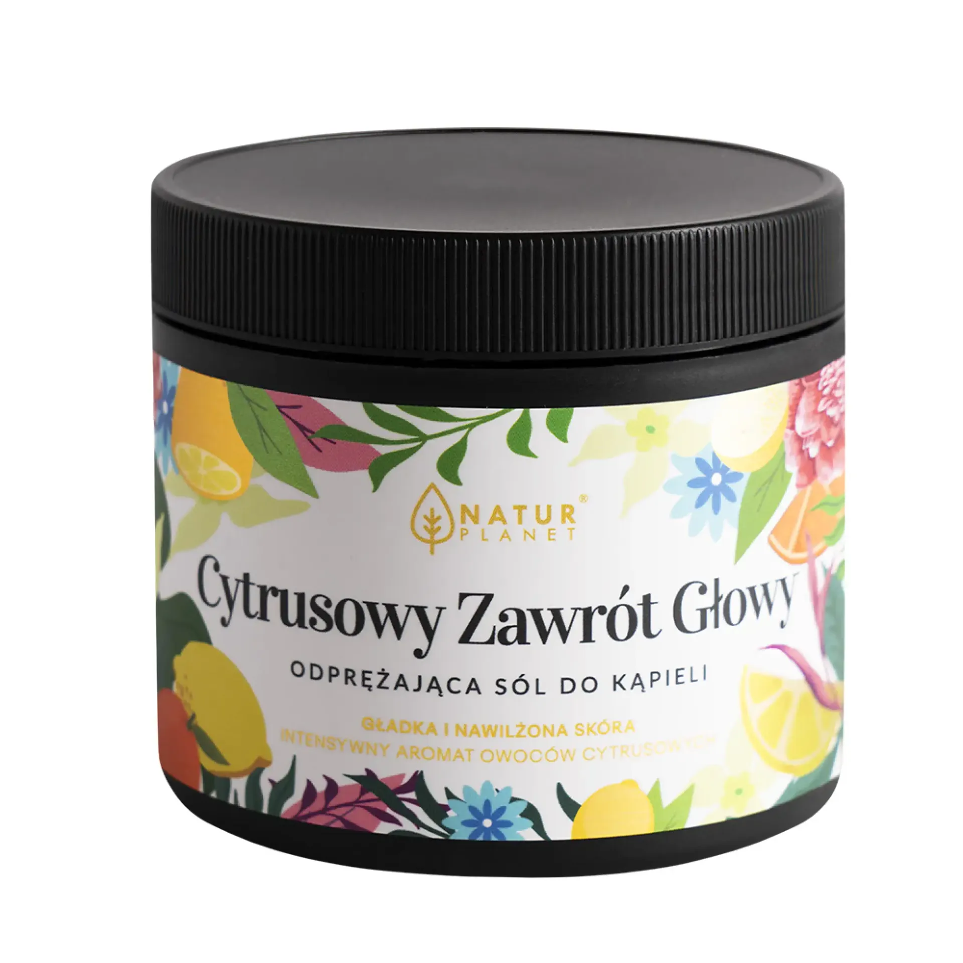 Natur Planet, Sól do kąpieli Cytrusowy Zawrót Głowy, 400 g