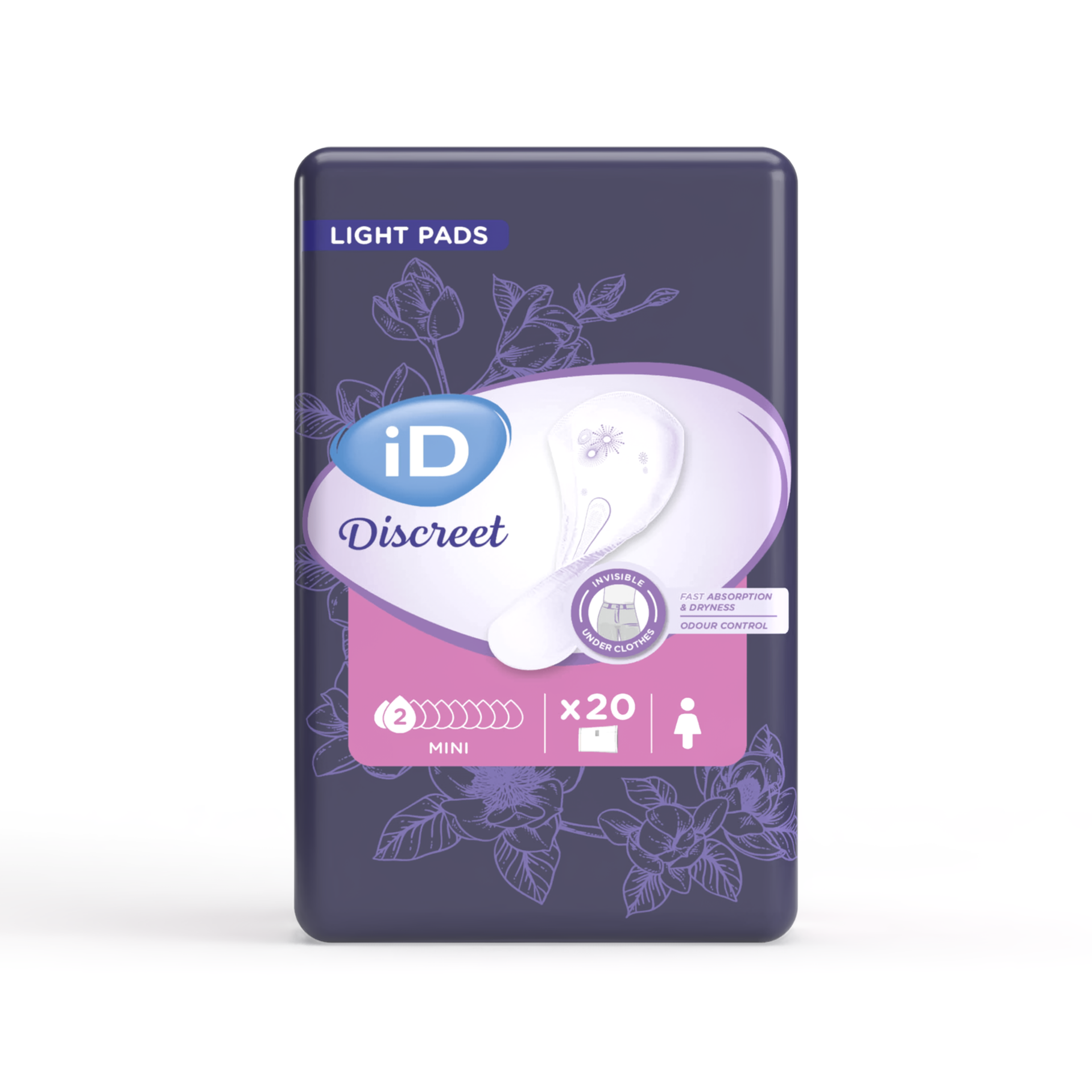 Wkładki urologiczne iD Discreet Mini, 20 sztuk