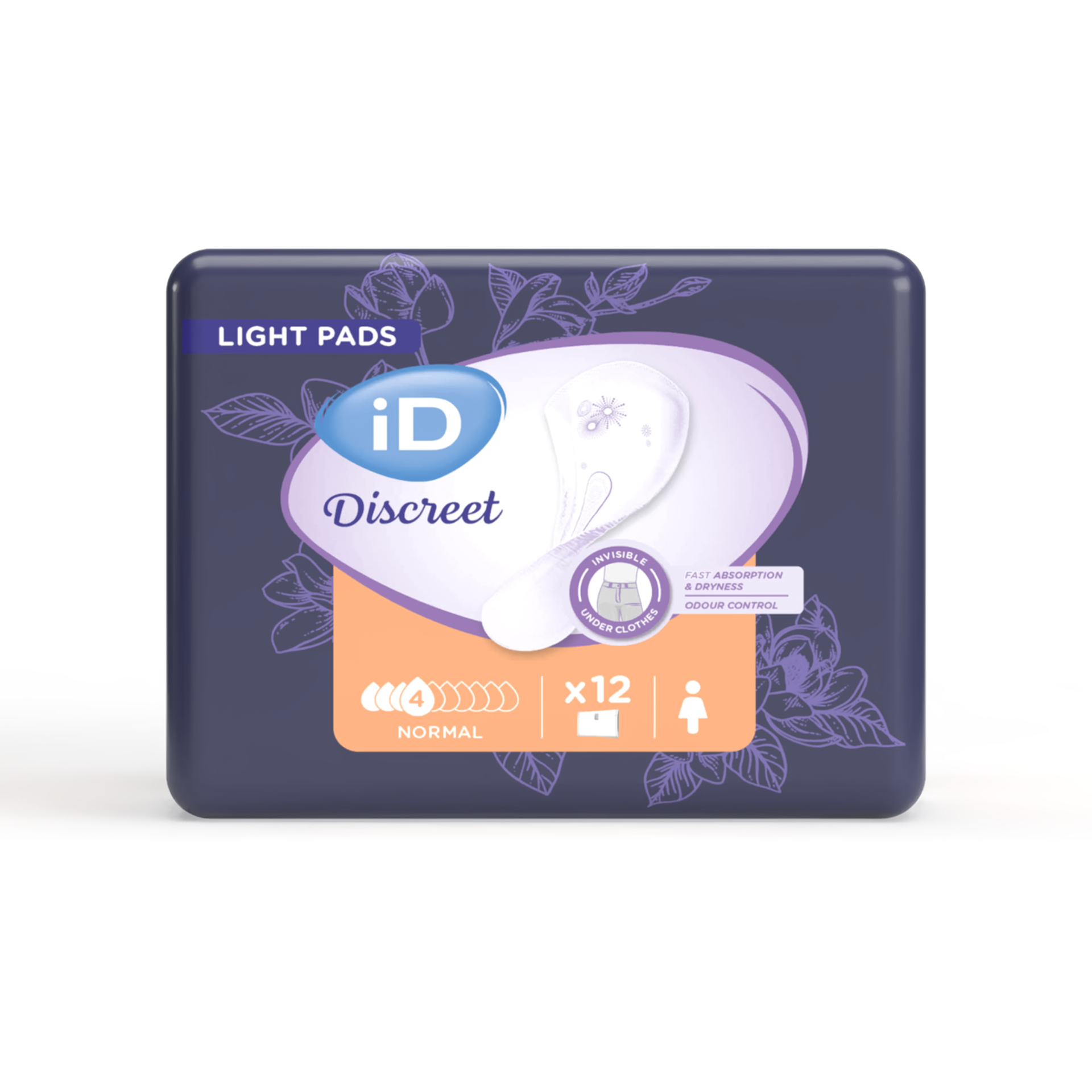 Wkładki urologiczne iD Discreet Normal, 12 sztuk