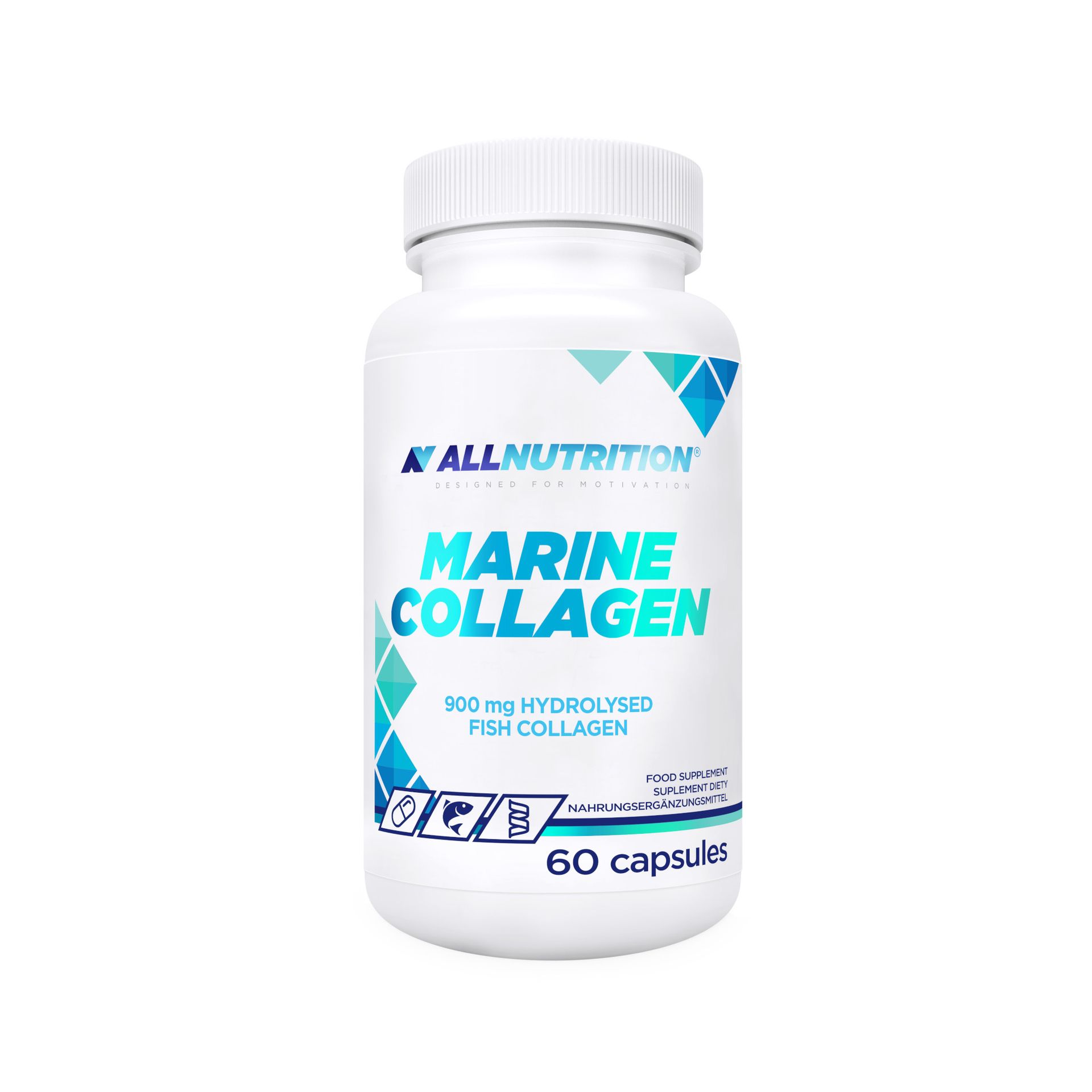 Allnutrition, Marine Collagen, kapsułki, 60 sztuk