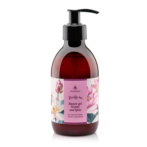 Pharmedis, Żel pod prysznic Lotos i orchidea, 300 ml