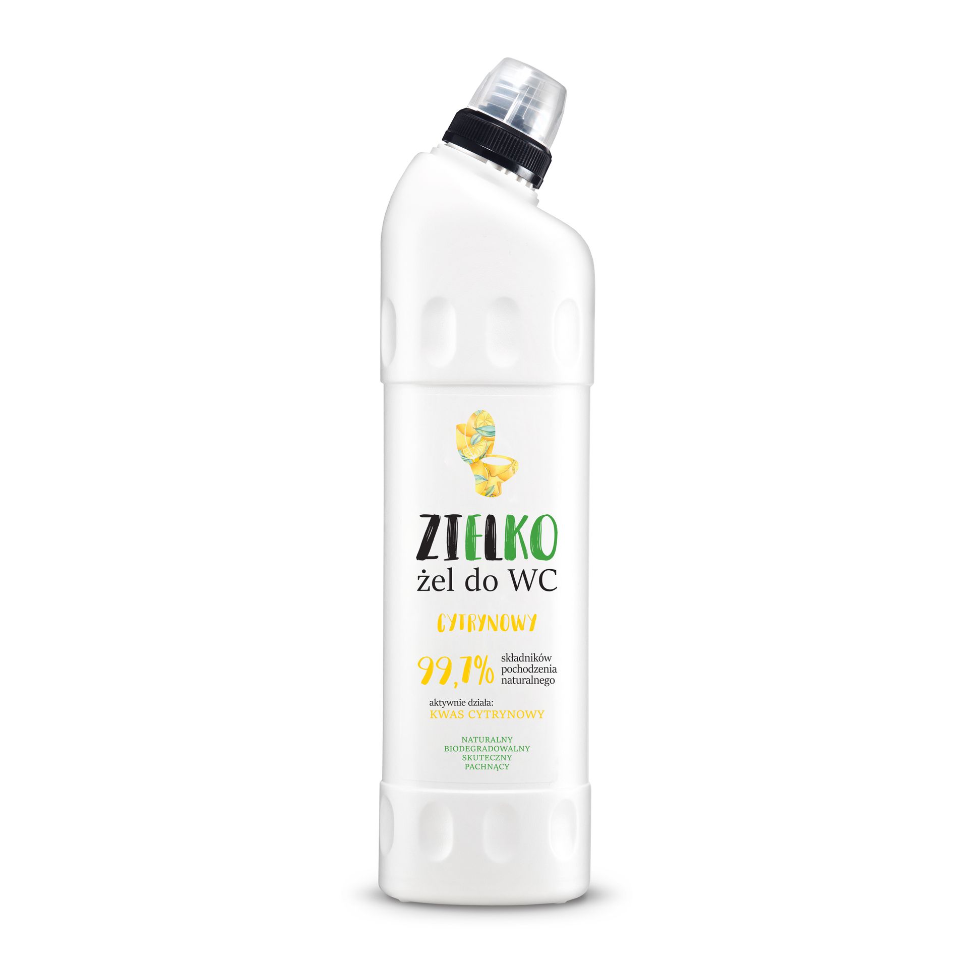 Zielko Żel do WC cytrynowy, 75 ml