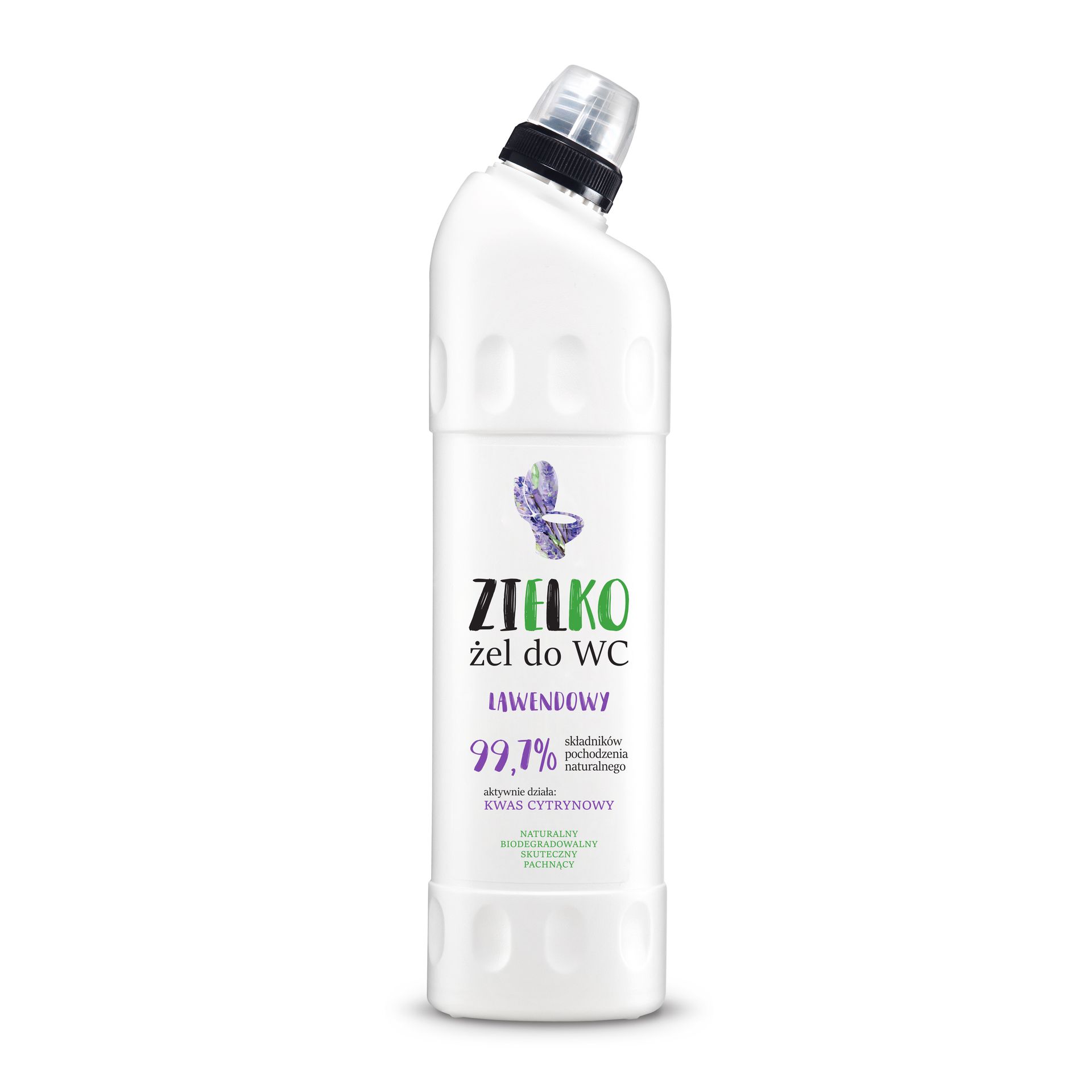 Zielko Żel do WC lawendowy, 75 ml