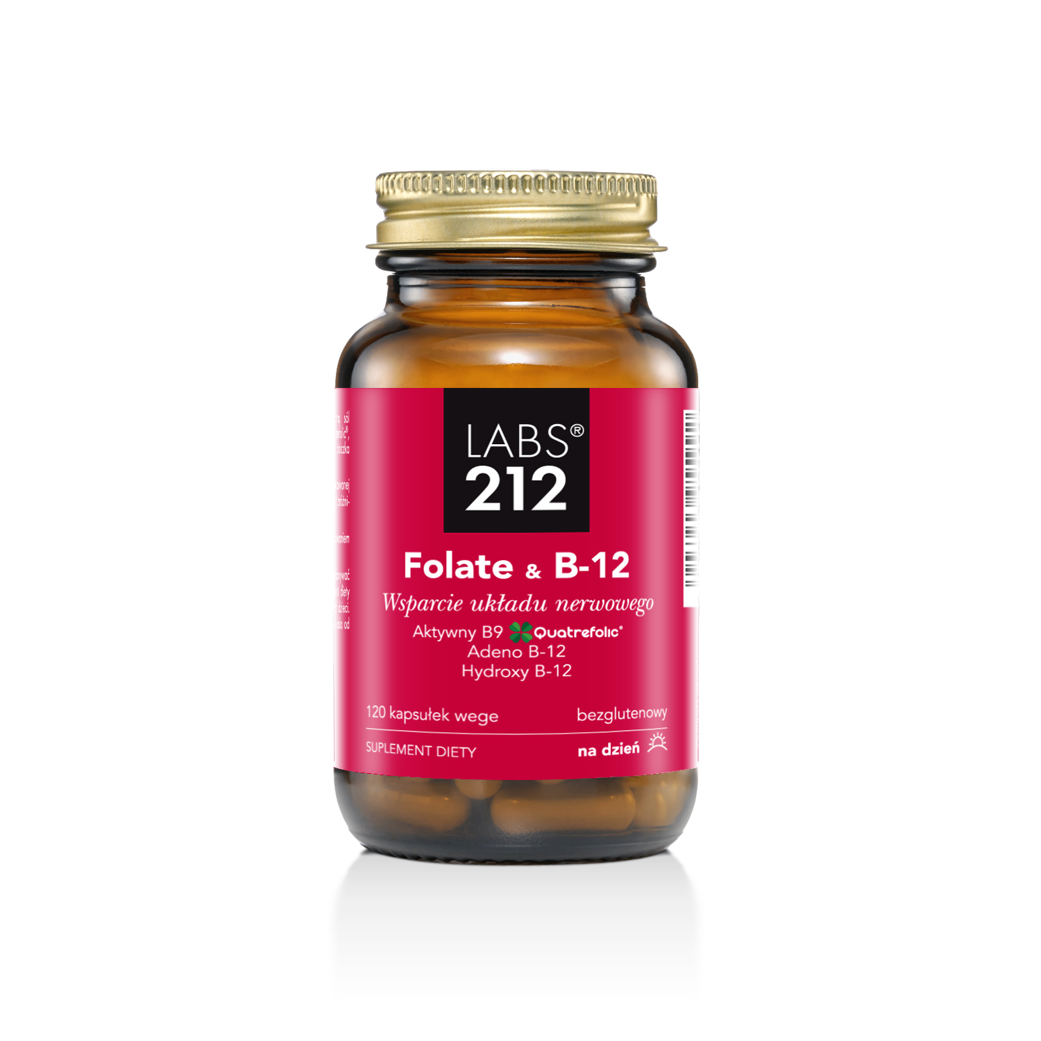 Folate & B-12, kapsułki, 120 sztuk