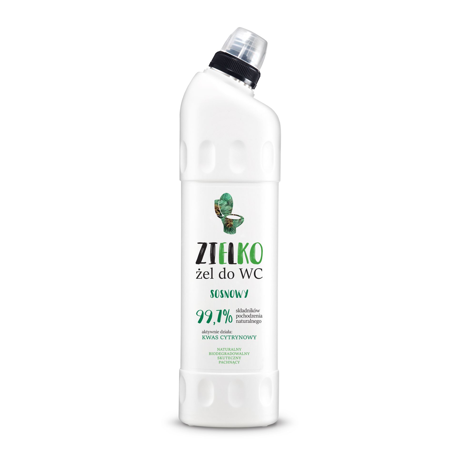 Zielko Żel do WC sosnowy, 75 ml