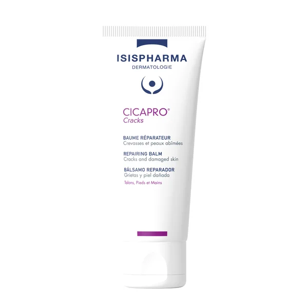 Isispharma Cicapro Cracks, balsam naprawczy do skóry dłoni i stóp bardzo suchej i popękanej, 40 ml