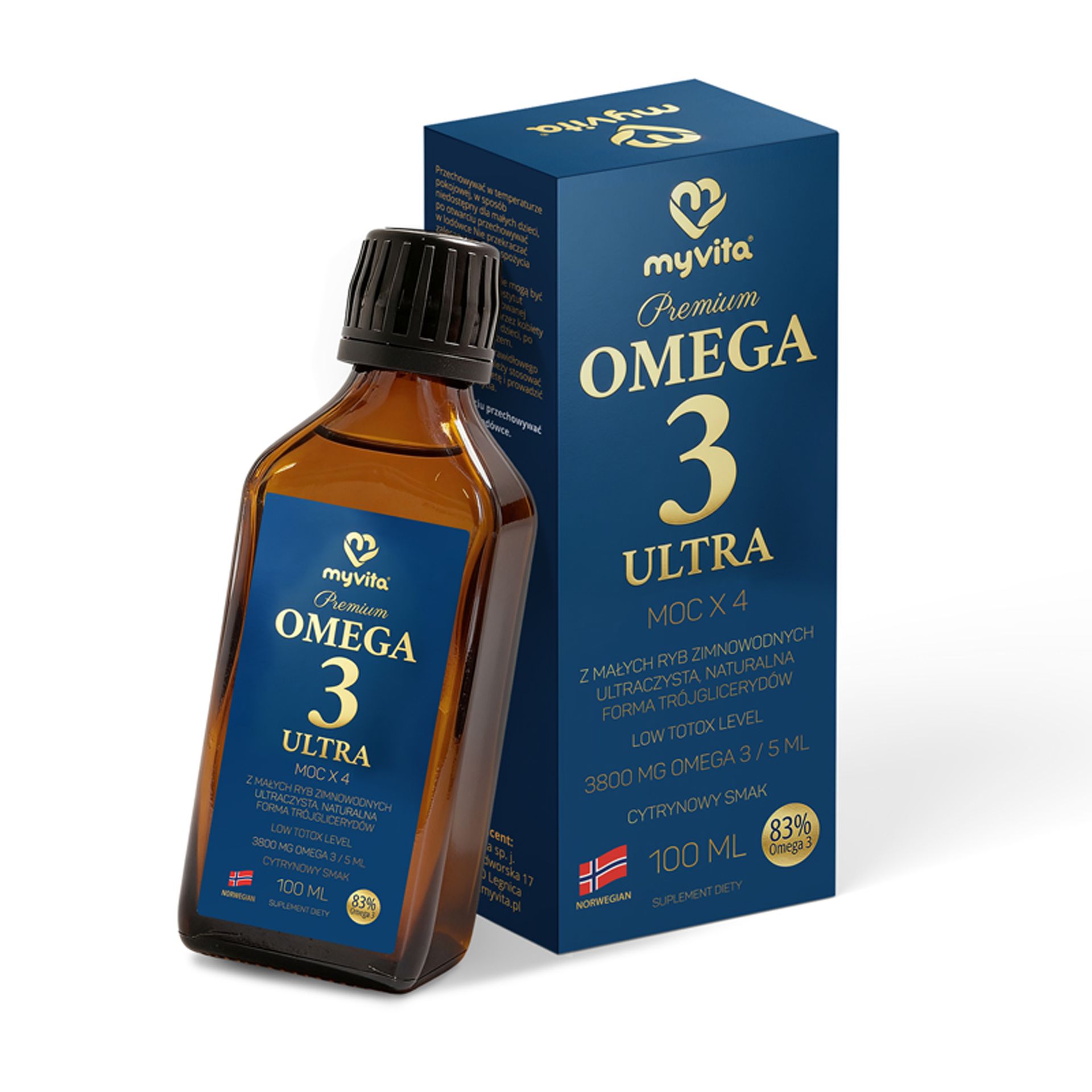 MyVita, Omega 3 Ultra w płynie, 100 ml