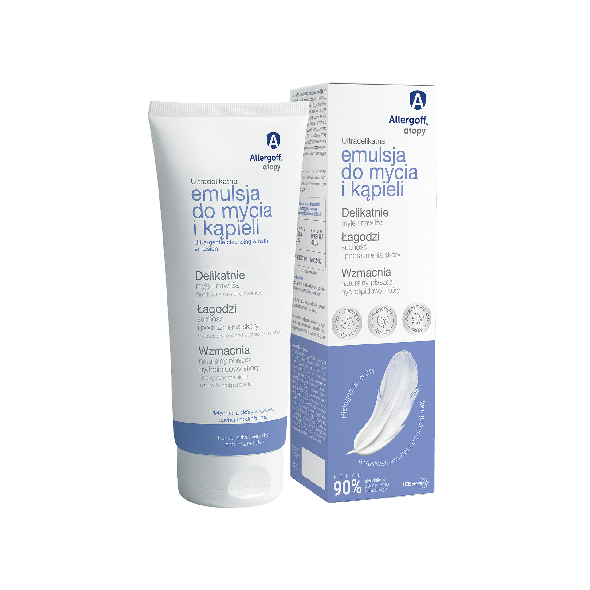 Allergoff atopy, ultradelikatna emulsja do mycia i kąpieli, 250 ml