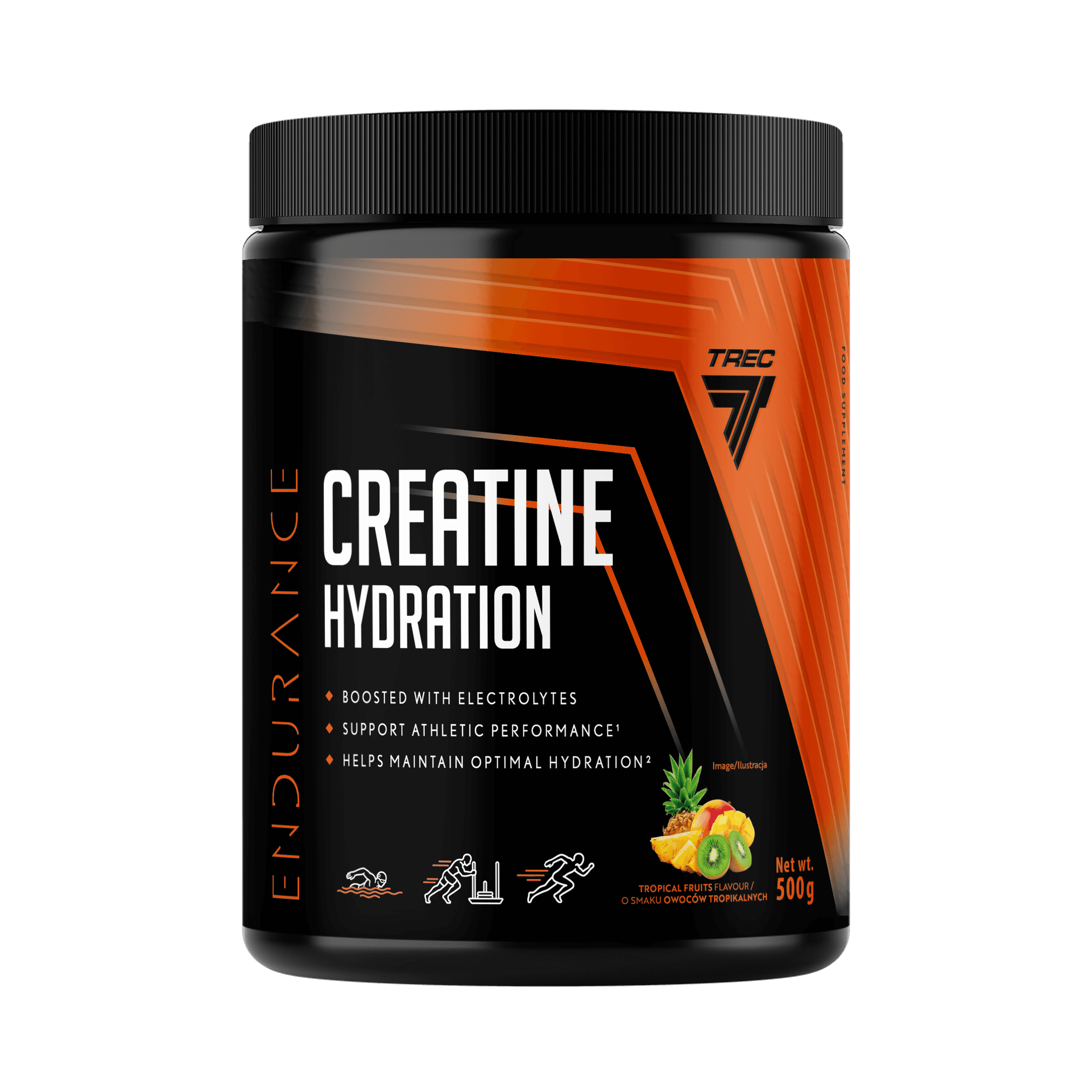 Trec Endurance Creatine Hydration Tropical Fruits, proszek, 500 g