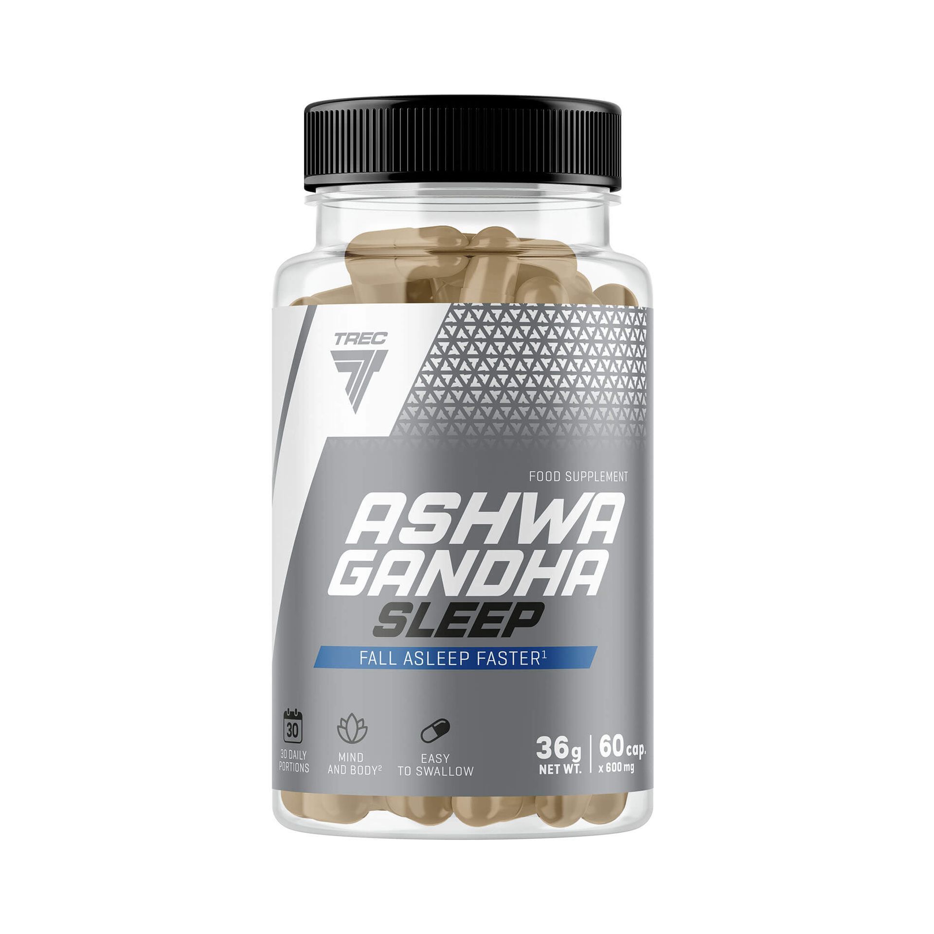 Trec Ashwagandha Sleep, kapsułki, 60 sztuk