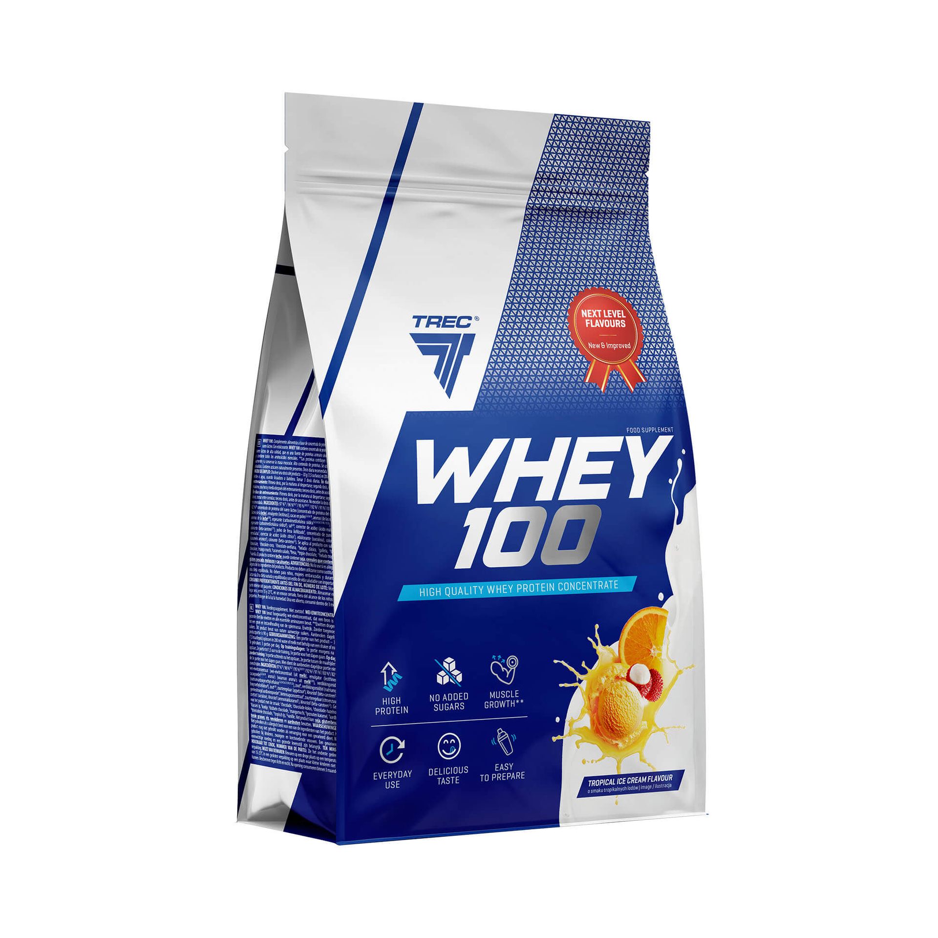 Trec Whey 100 Tropical Ice Cream, proszek, 700 g