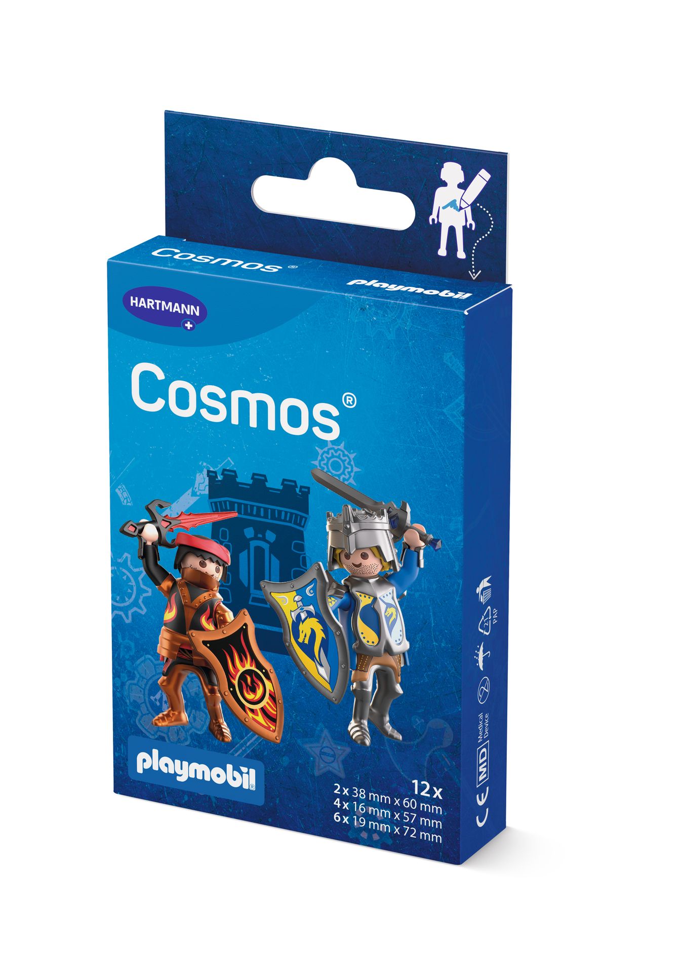 Cosmos Playmobil Novelmore, plastry, 12 sztuk