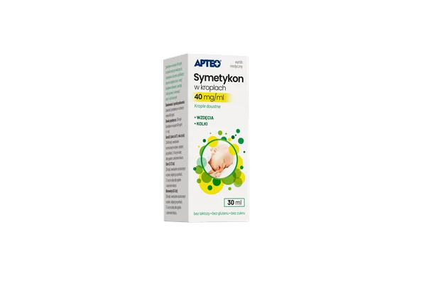 Apteo Symetykon w kroplach, 40 mg/ml, krople doustne, 30 ml