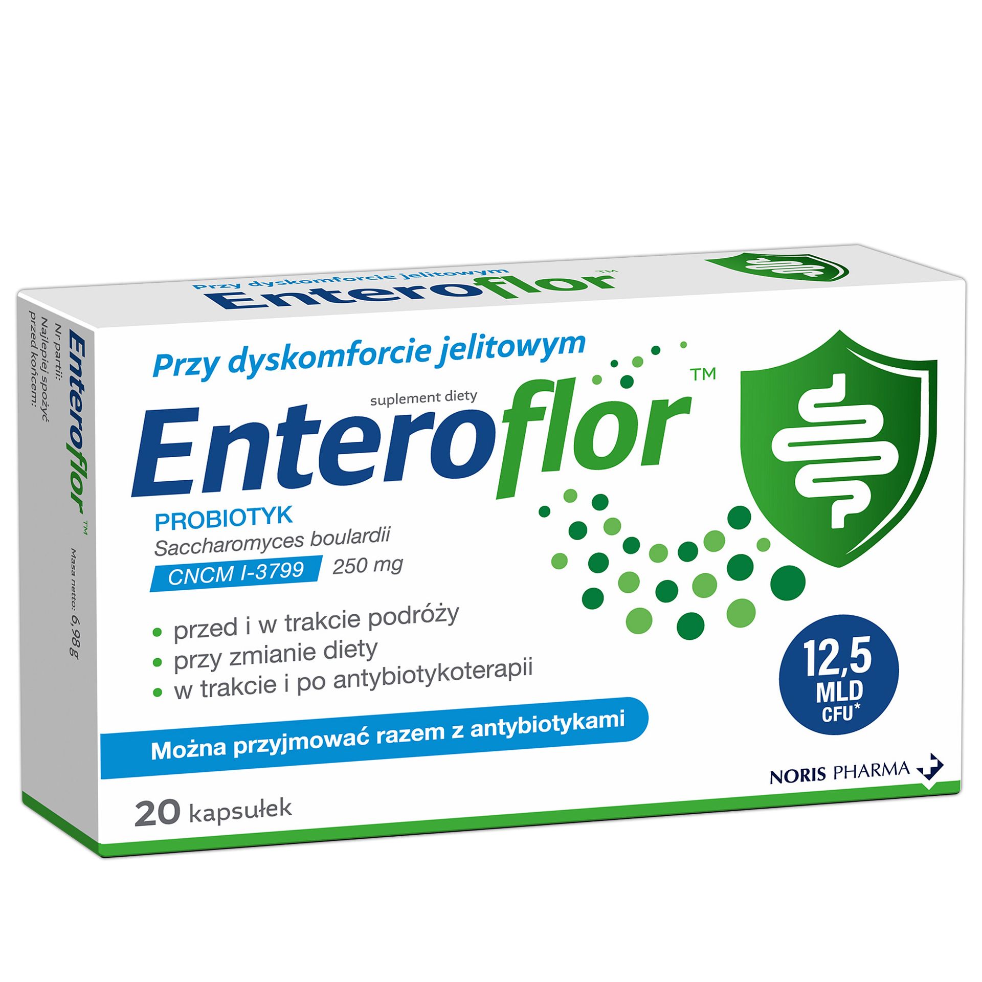 Enteroflor, kapsułki, 20 sztuk