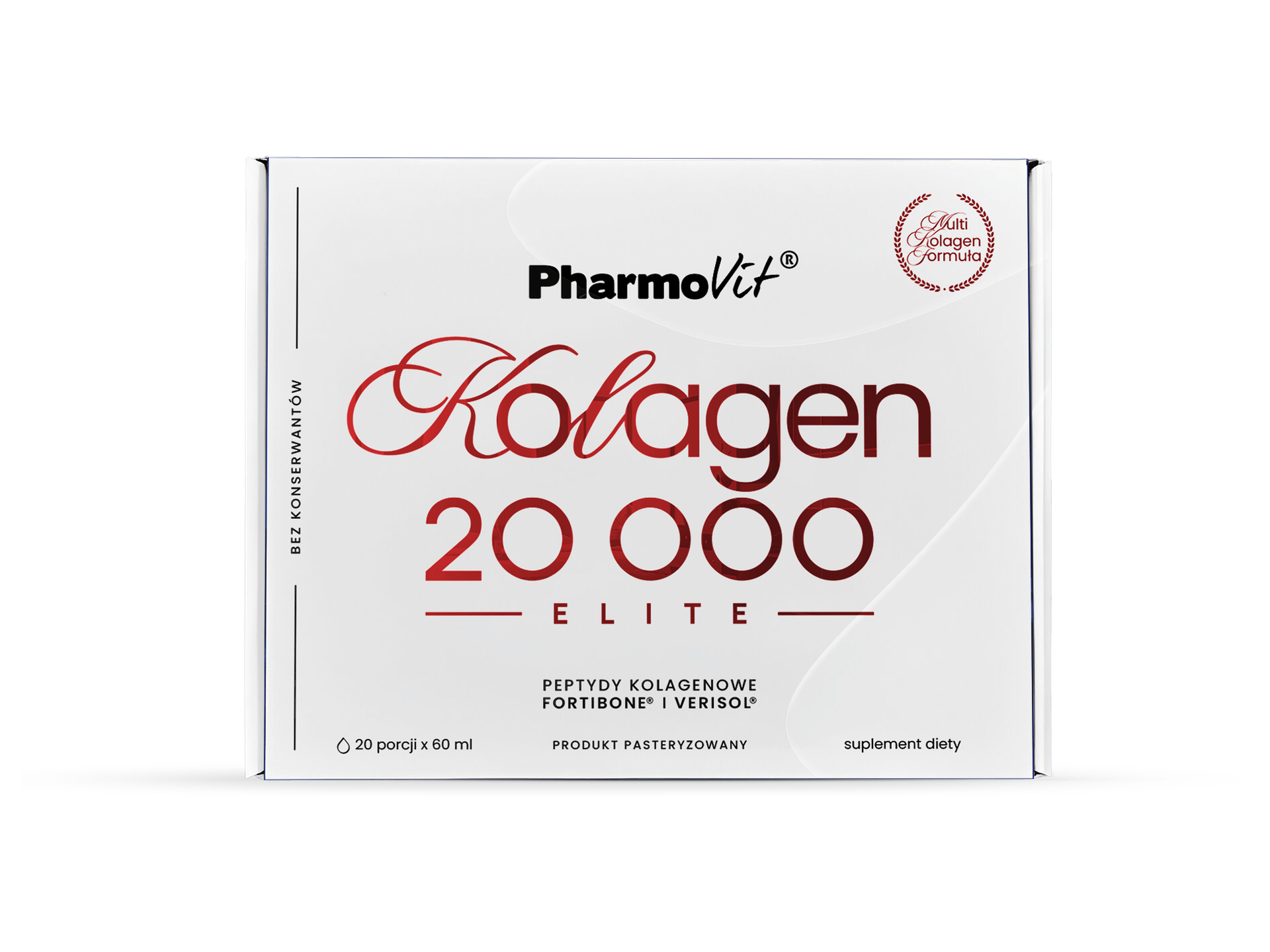 Pharmovit, Kolagen 20000 Elite, shot, 60 ml x 20 sztuk