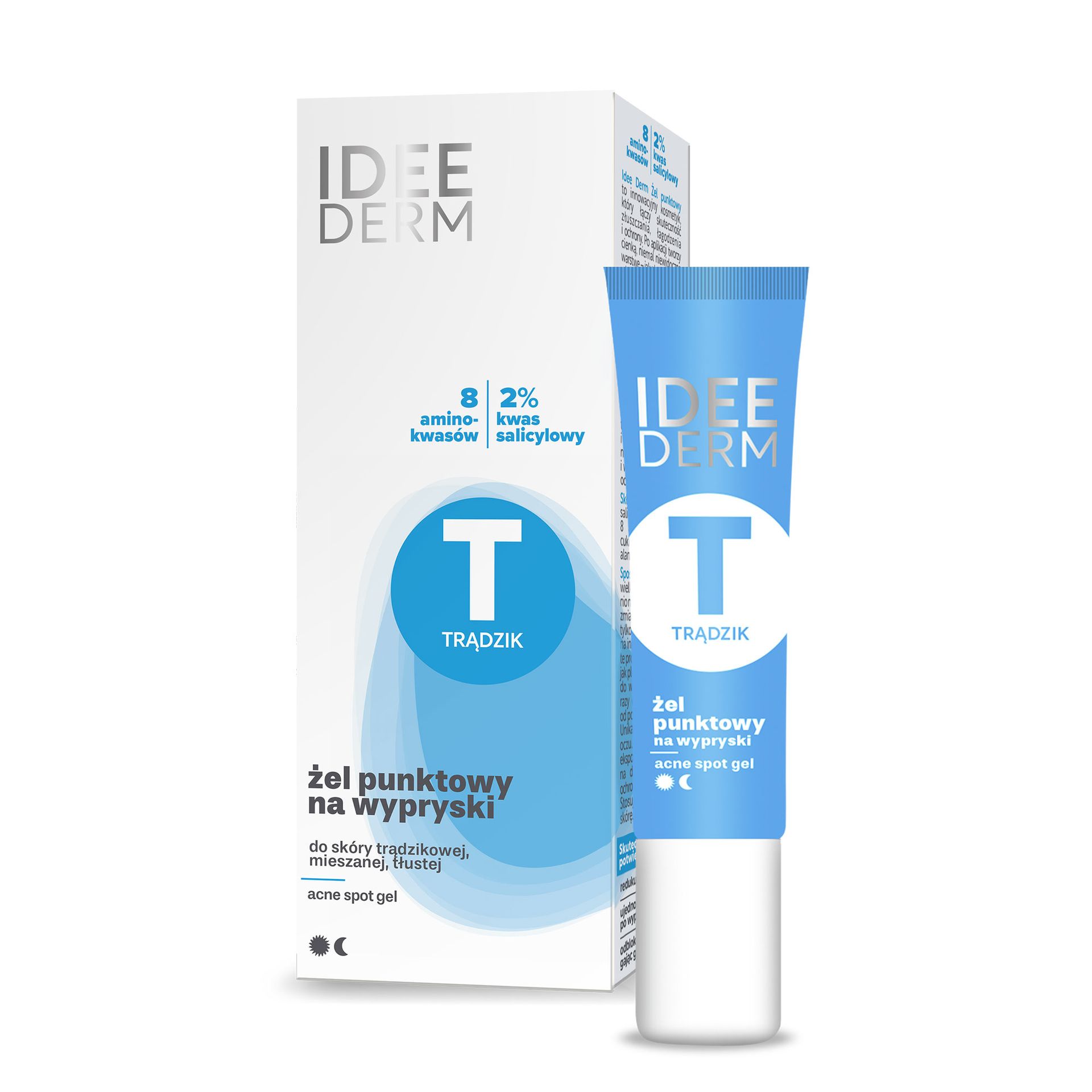Idee Derm Żel punktowy na wypryski, 15 ml