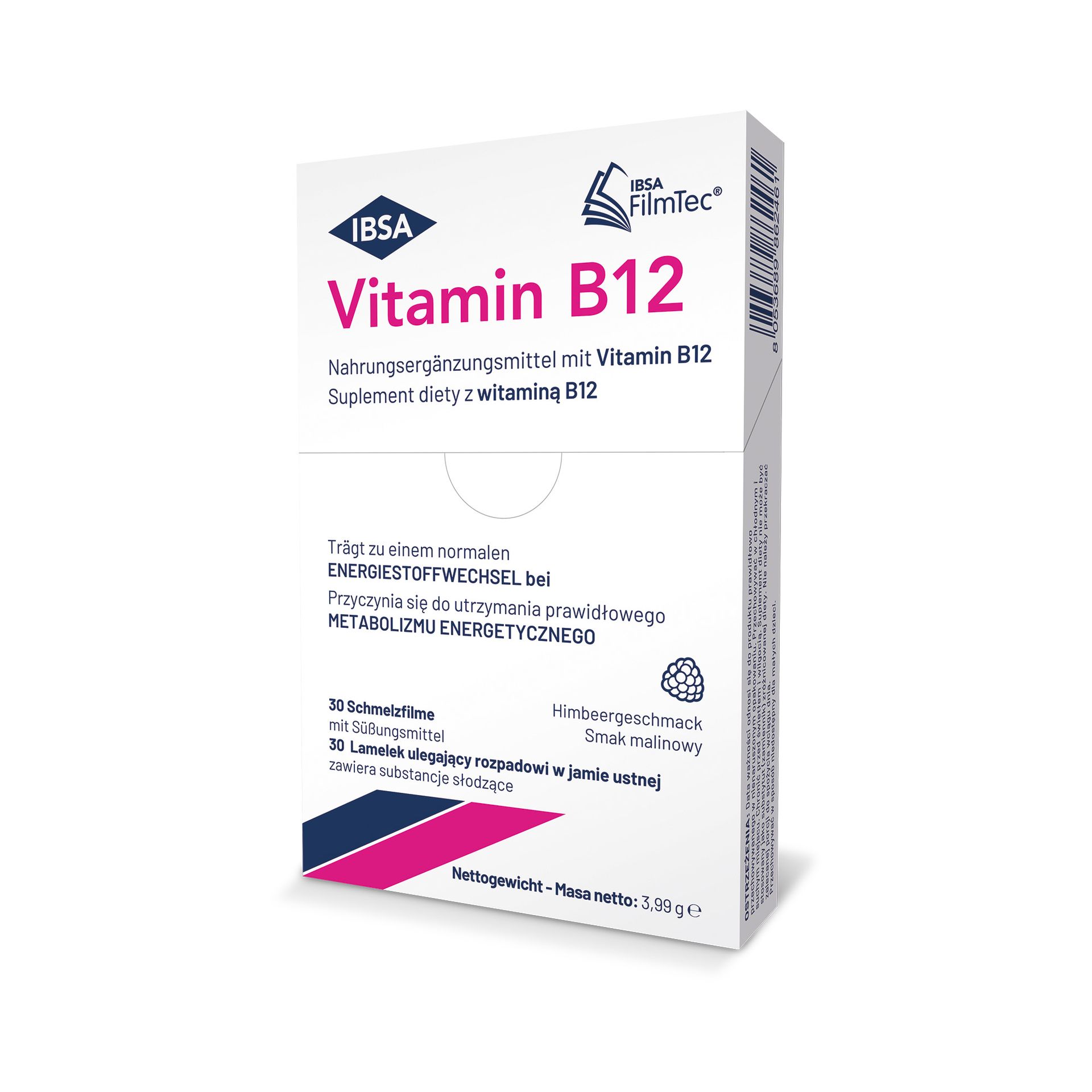 IBSA, Vitamin B12, listki, 30 sztuk
