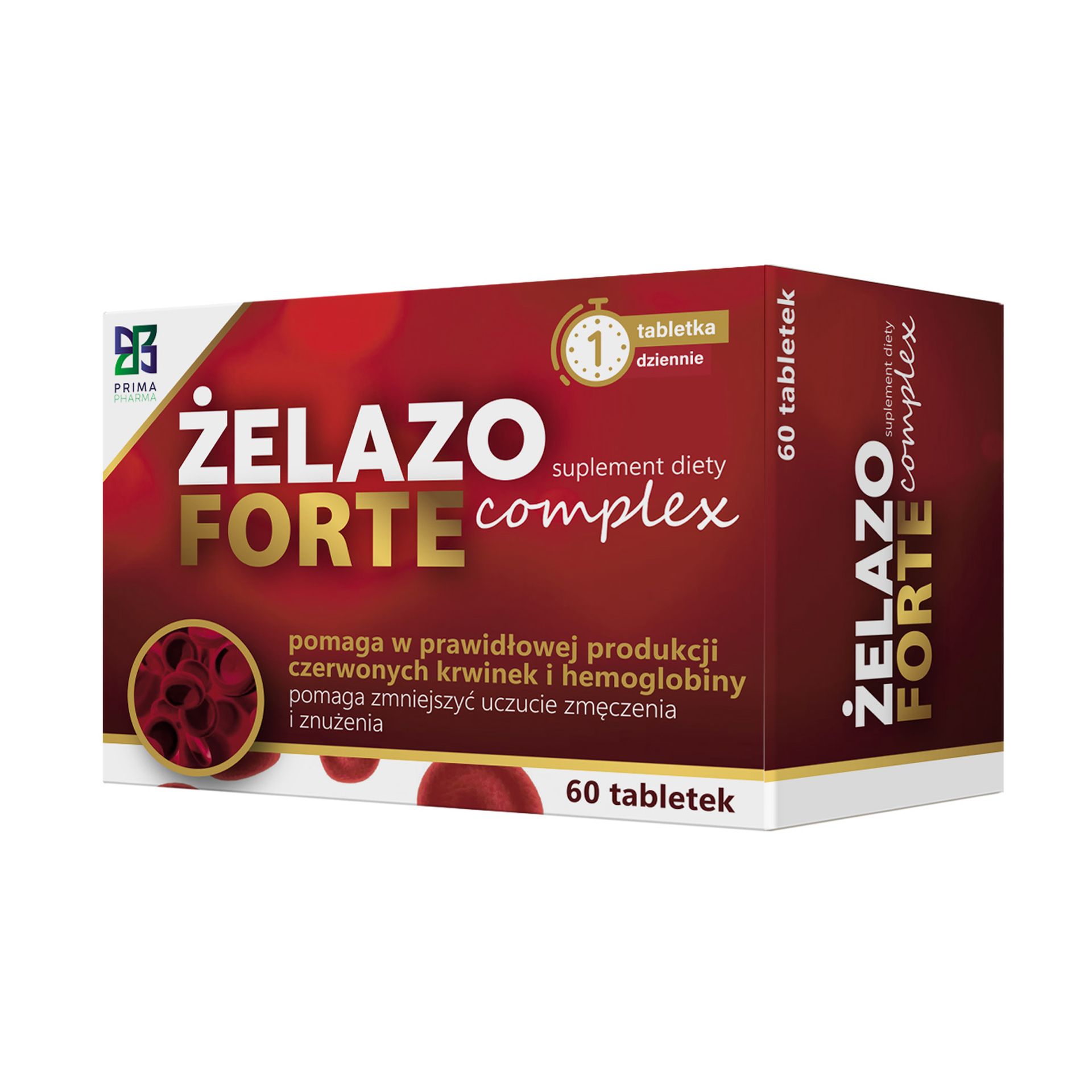 Prima Pharma Żelazo Forte Complex, tabletki, 60 sztuk