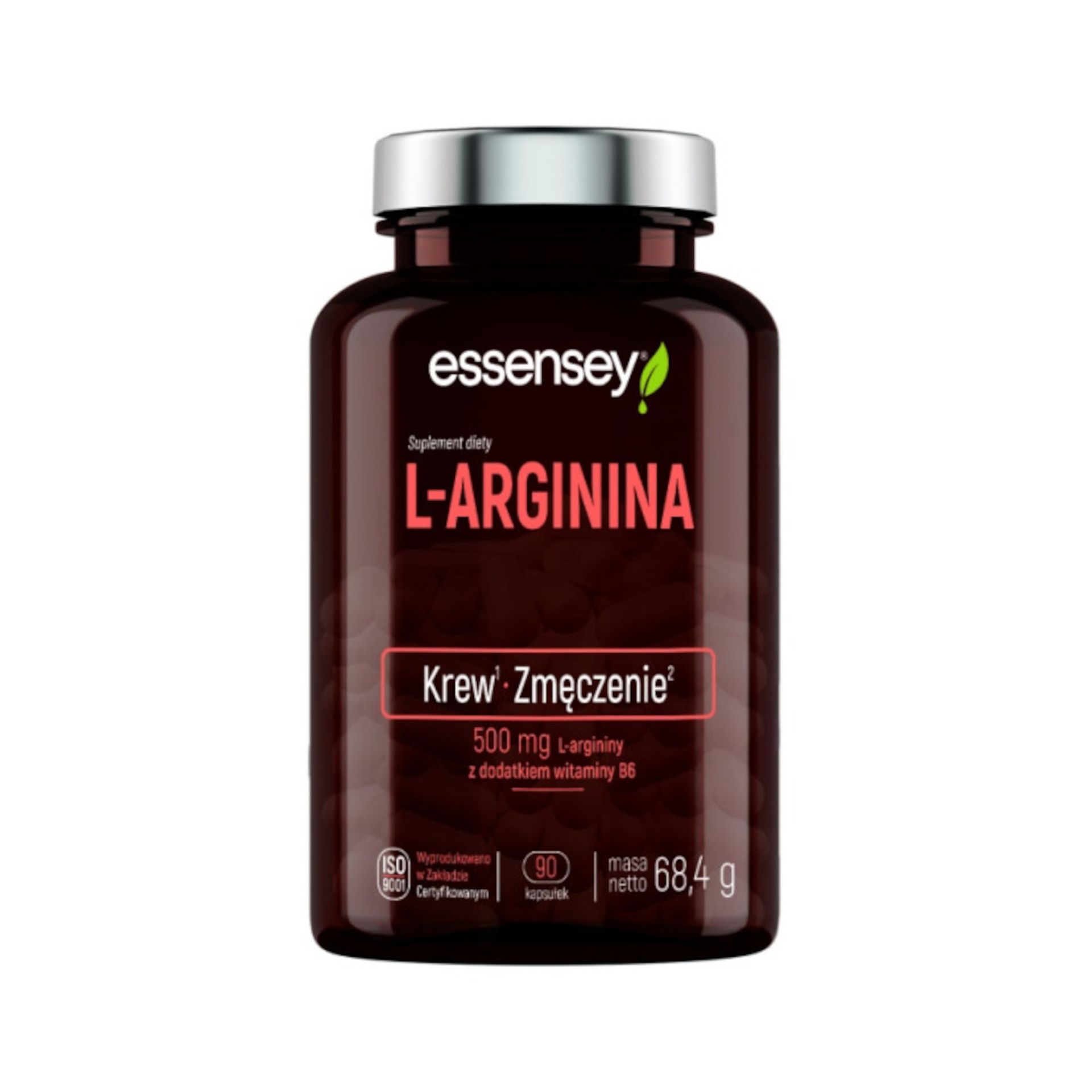 Essensey L-Arginina, kapsułki, 90 sztuk