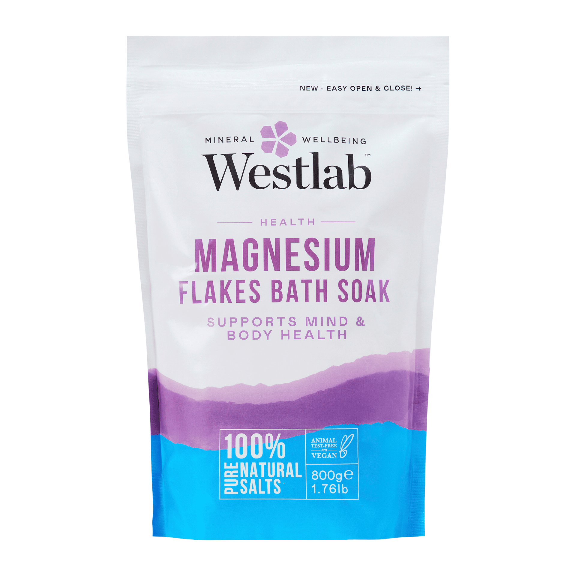 Westlab Płatki magnezowe do kąpieli, 800 g
