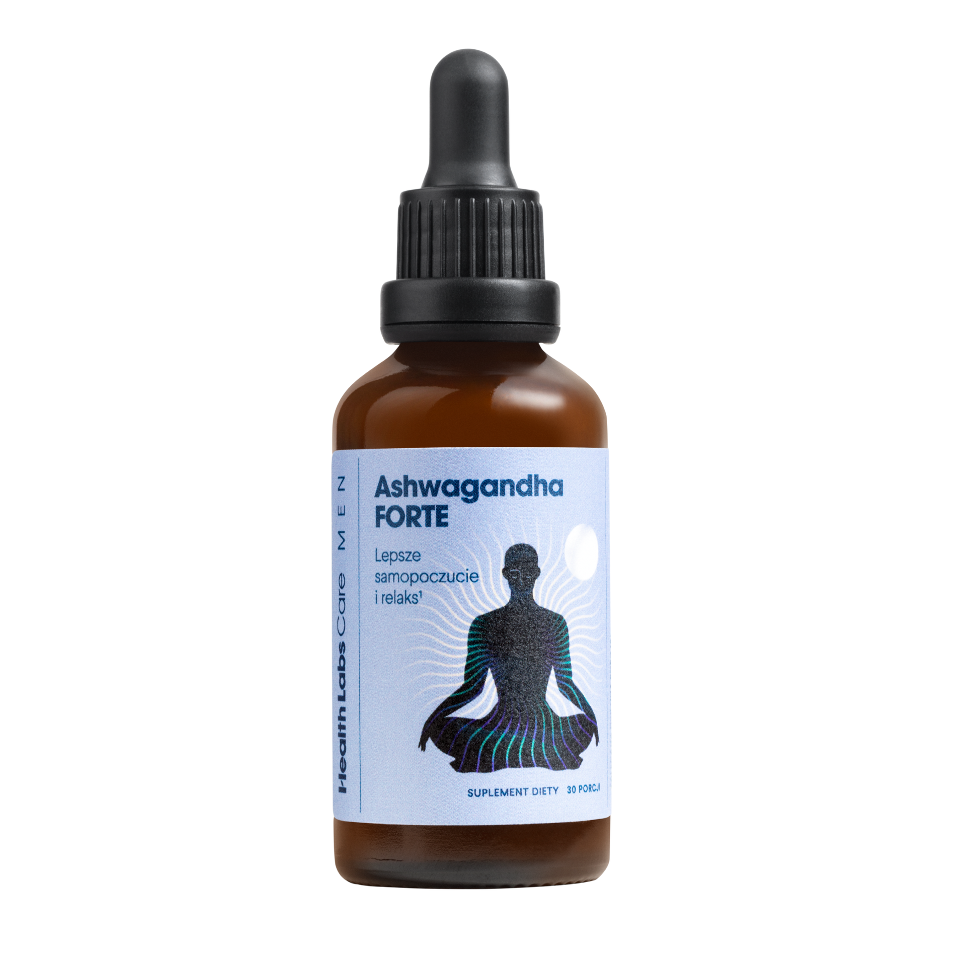 Health Labs Care, Men Ashwagandha Forte smak mango, płyn, 45 ml