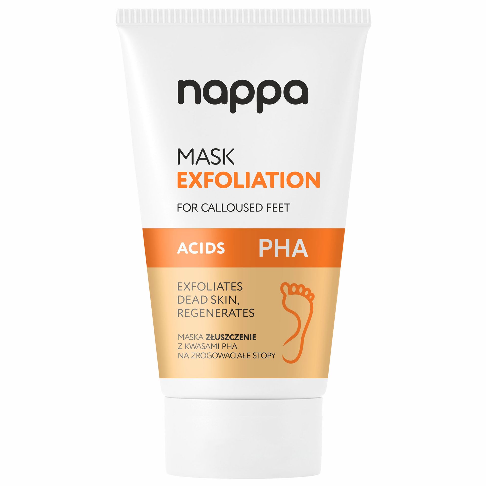 Silcare Nappa Foot Mask PHA Acids Exfoliation for calloused feet, krem-maska, 150 ml