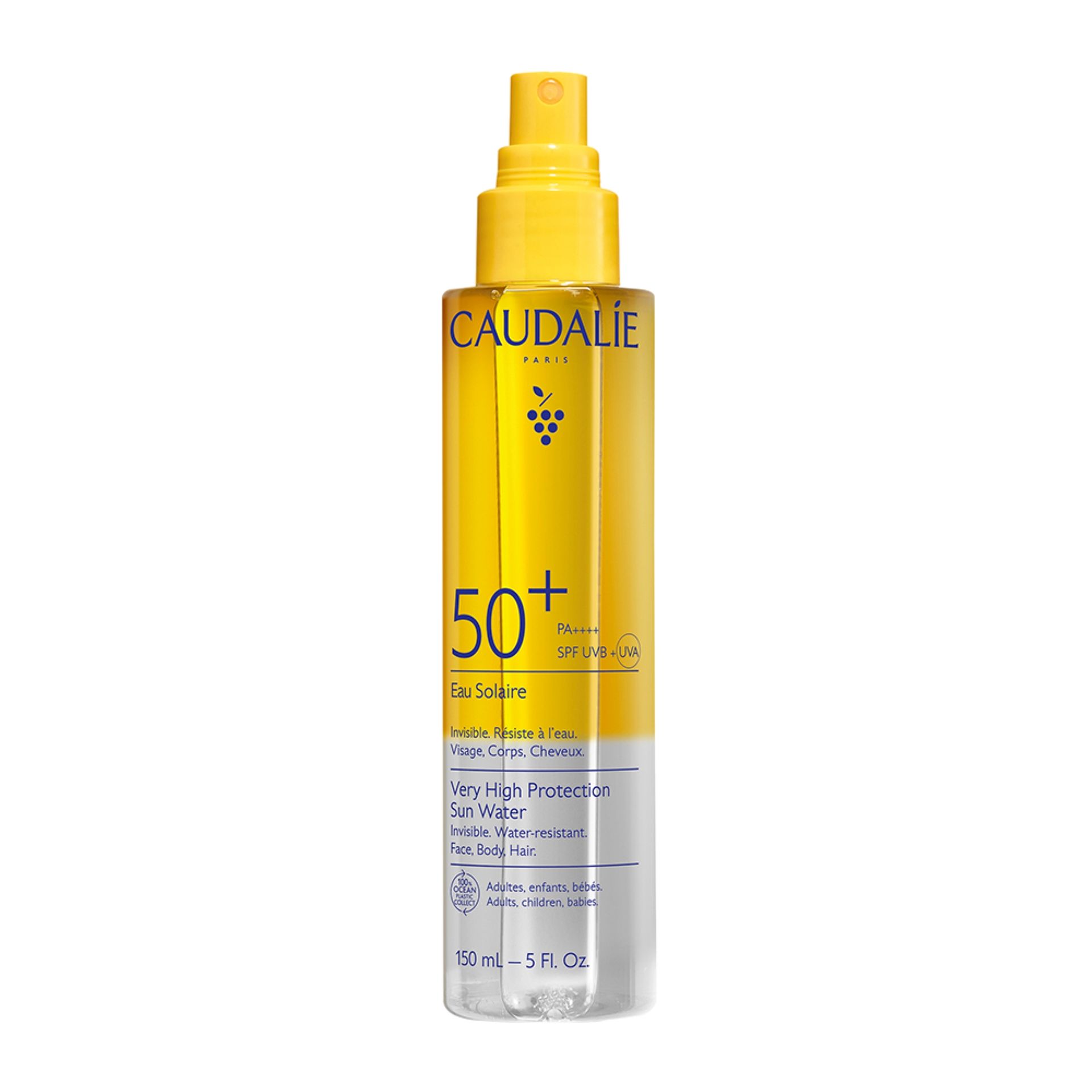 Caudalie Vinosun Woda o bardzo wysokiej ochronie SPF50+, 150 ml