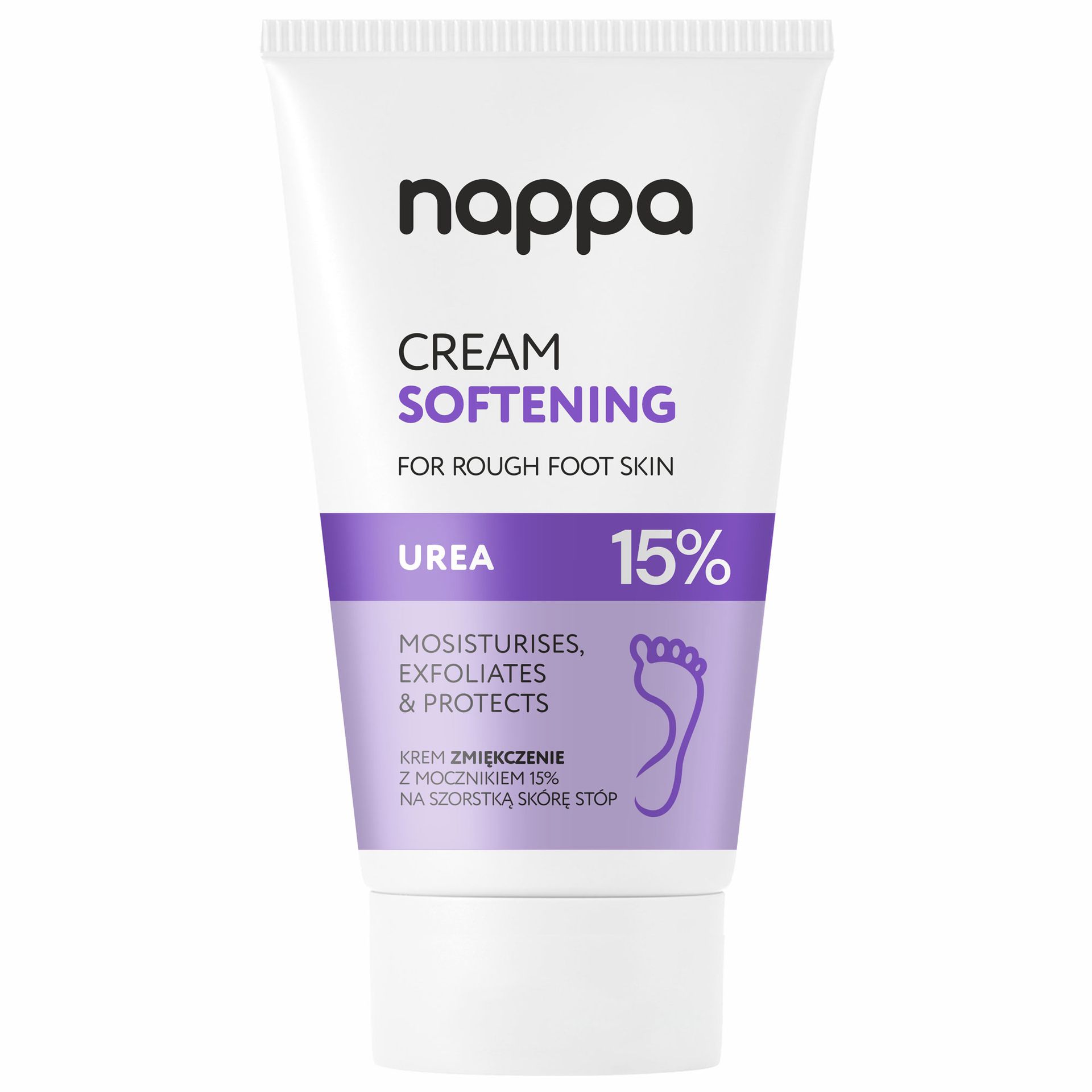 Silcare Nappa Foot Cream UREA 15% Softening for rough foot skin, krem, 150 ml