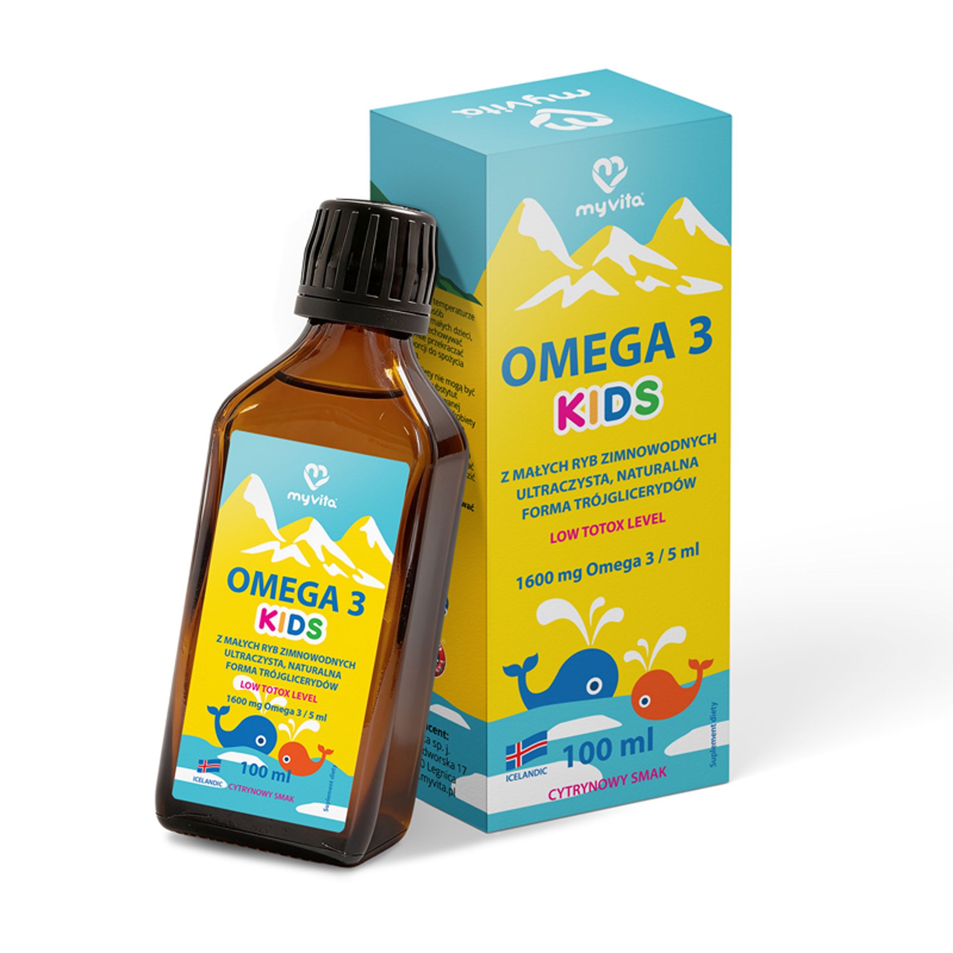 MyVita, Omega 3 Kids w płynie, 100 ml